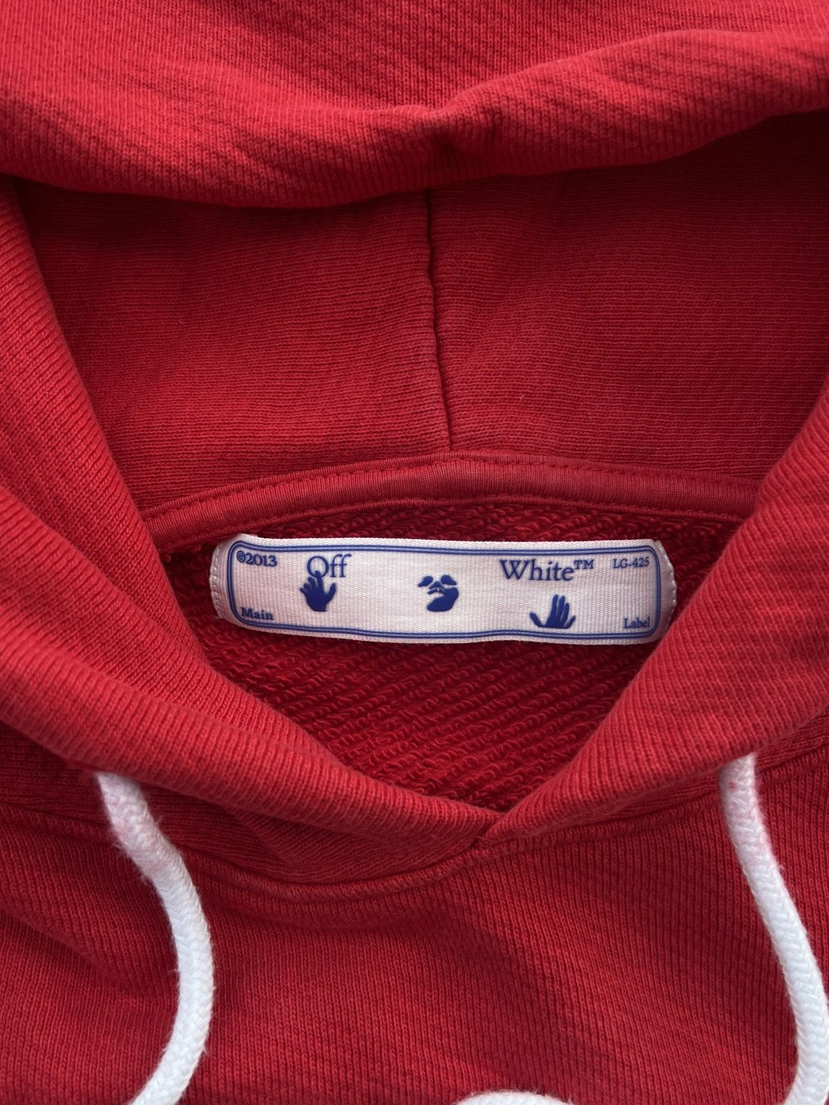 Off-White Off White red hoodie virgil abloh Size US M / EU 48-50 / 2 - 4 Thumbnail