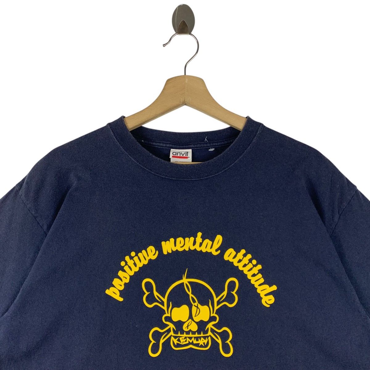 Band Tees × Vintage Vintage 90s KEMURI positive mental attitude punk band tees Size US L / EU 52-54 / 3 - 2 Thumbnail