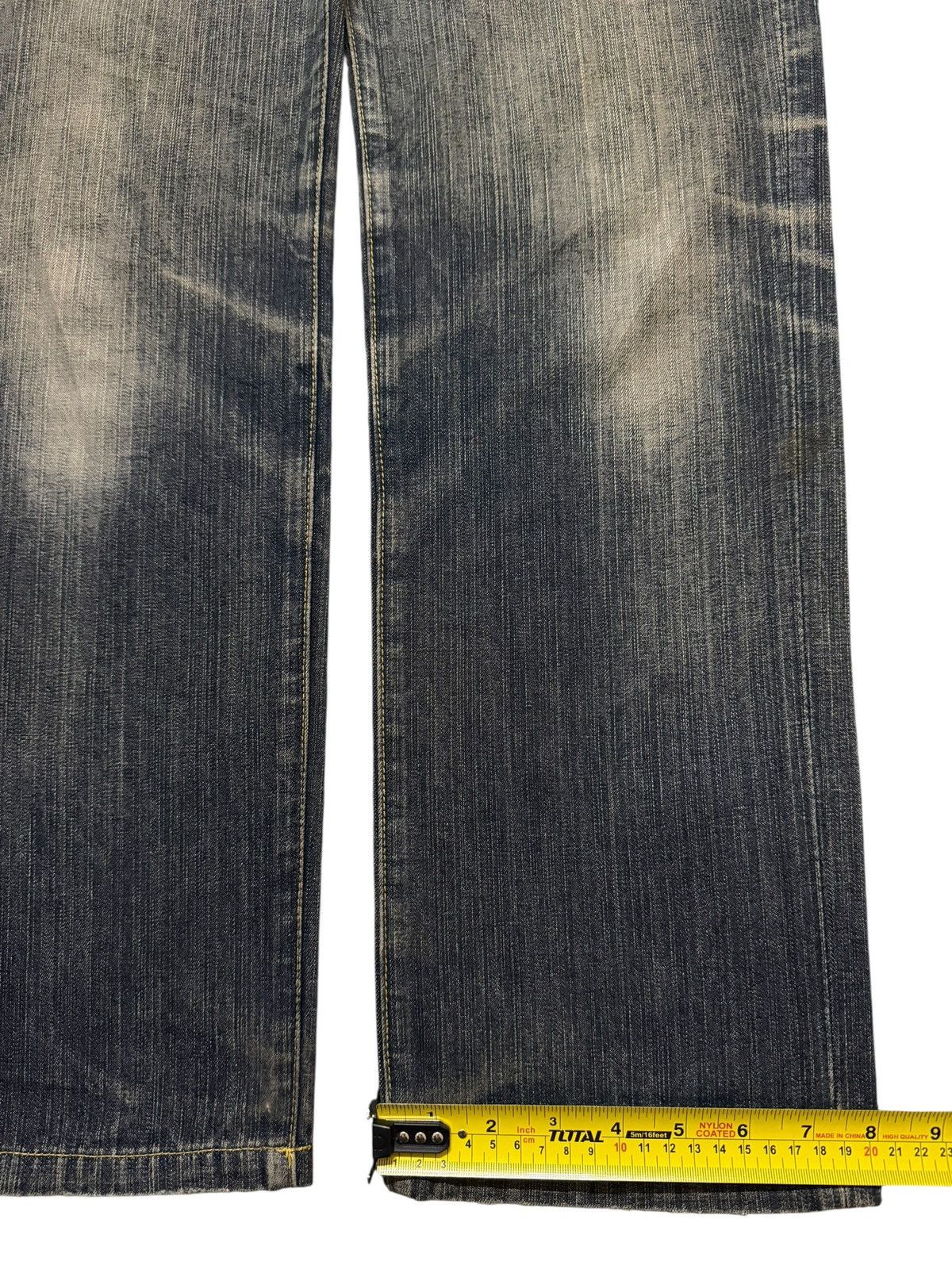 14th Addiction Vintage Y2K Japanese Brand Mud Wash Whisker Regular Straight Size US 32 / EU 48 - 13 Thumbnail
