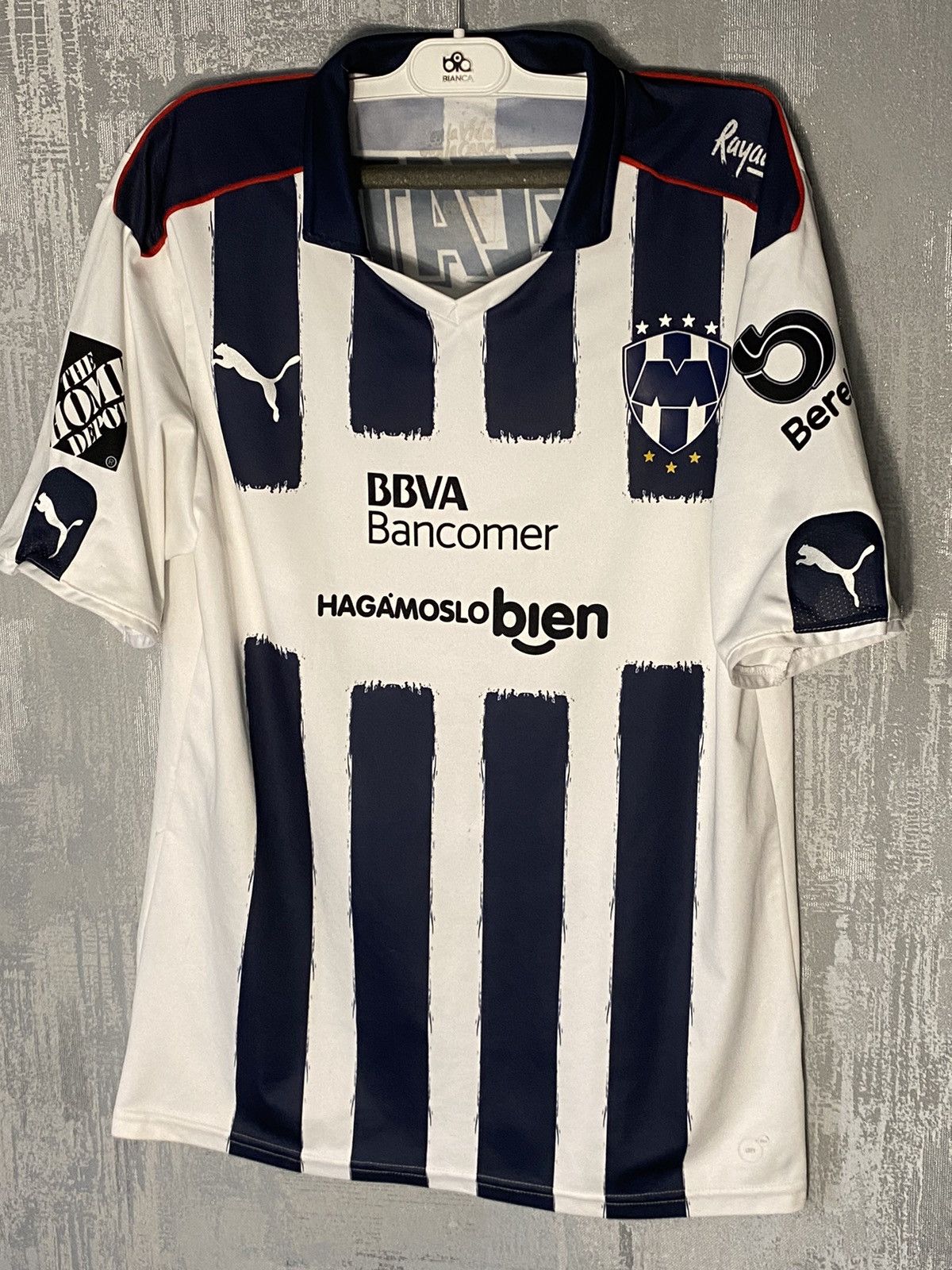 Puma 2016 Vintage Monterrey Puma Soccer Jersey Tecate Size US L / EU 52-54 / 3 - 1 Thumbnail