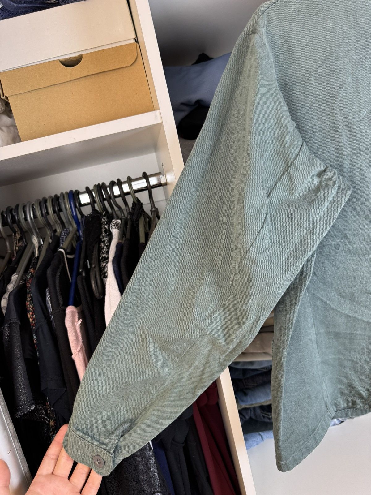 Vintage Vintage HAIEX Cotton Chore Jacket Workwear Size 52 Size US L / EU 52-54 / 3 - 18 Thumbnail