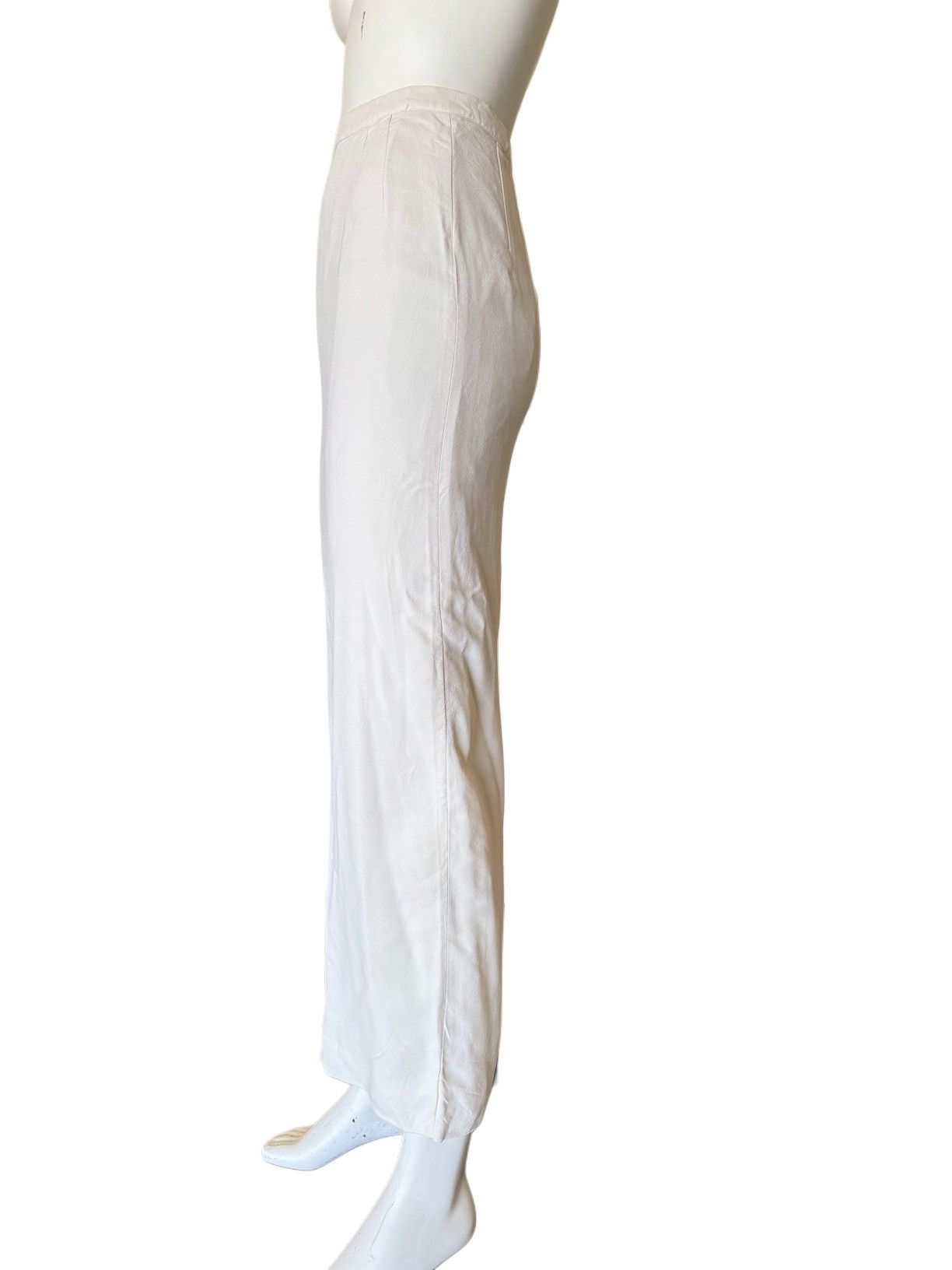 Vintage Maxi pencil skirt vintage cream high waisted XS women’s 50s Size 28" / US 6 / IT 42 - 2 Thumbnail
