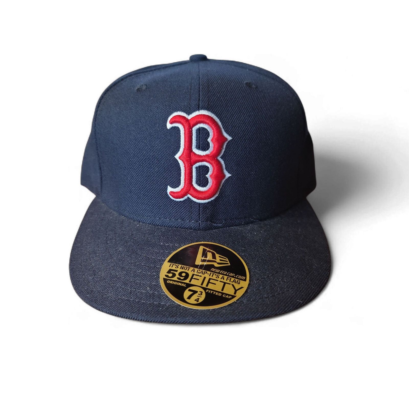 New Era 2004 100% Wool Boston Red Sox New Era Hat 7 3/4 Made in USA Size ONE SIZE - 1 Thumbnail