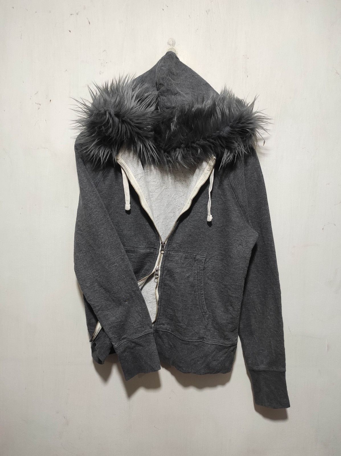 Muji Muji double Zip fur hoodie LGB style Size US S / EU 44-46 / 1 - 2 Thumbnail