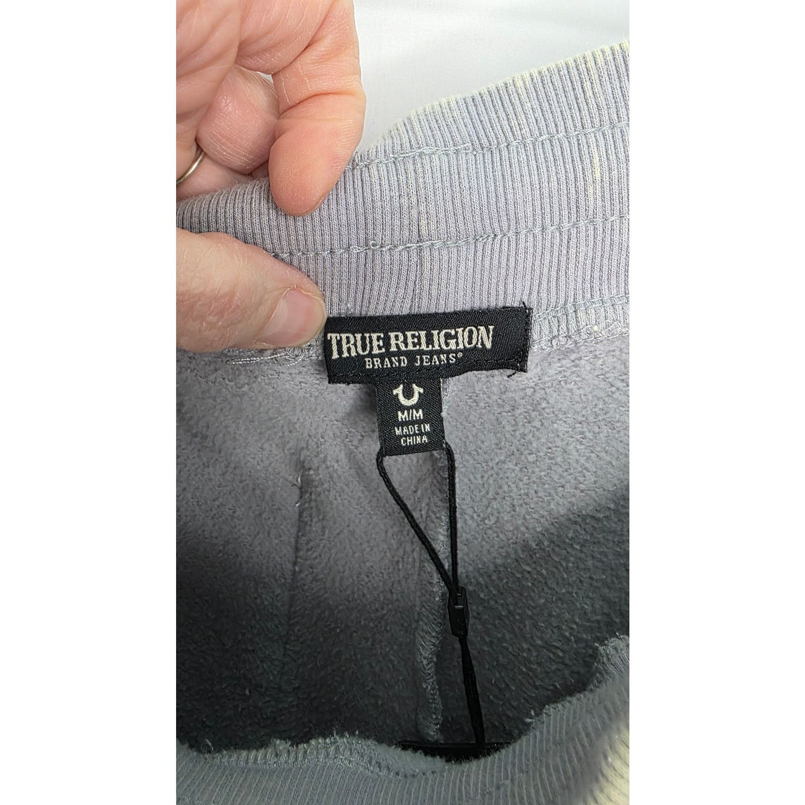 True Religion True Religion Gray Distressed Relaxed Fit Joggers Pants Size 30" / US 8 / IT 44 - 8 Thumbnail