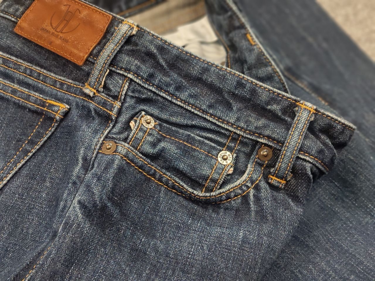 Japan Blue Jeans Vintage 90's Japan Blue Jeans Design Selvedge Straight Denim Size US 26 / EU 42 - 12 Thumbnail