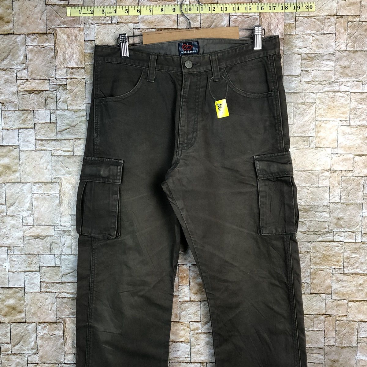 Global Work Global Work Brown Cargo Multipocket Pants #A610 Size US 30 / EU 46 - 5 Thumbnail