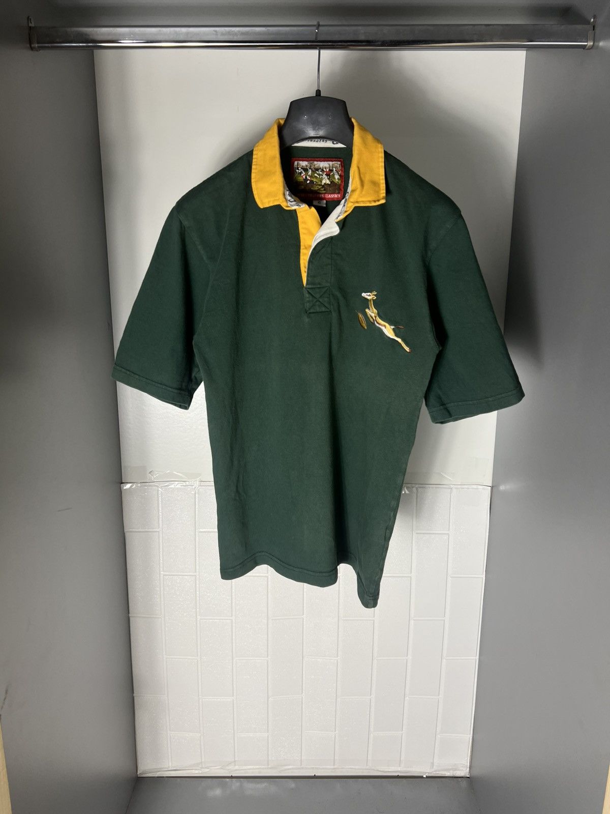 Vintage VERY RARE COTTON TRADERS SOUTH AFRICA RETRO RUGBY JERSEY 90s Size US S / EU 44-46 / 1 - 1 Thumbnail