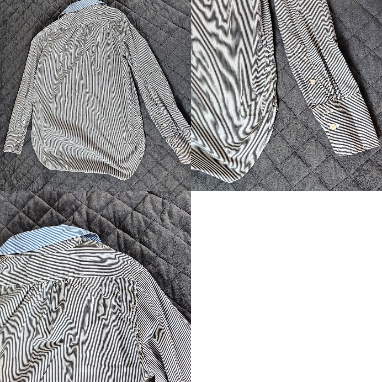 J.Crew J Crew Shirt Women's 2 Black Stripe Long Sleeve 1/2 Button Up Blouse Two Tone Size XS / US 0-2 / IT 36-38 - 9 Thumbnail