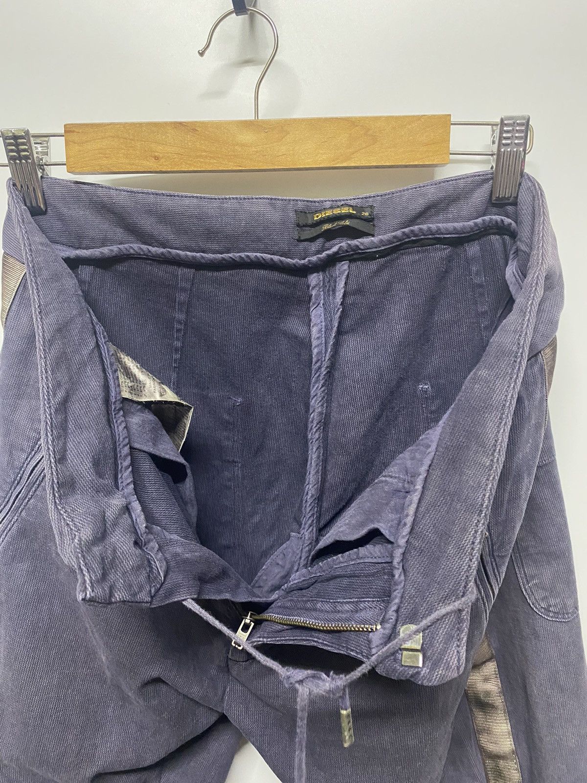 Designer × Diesel × Diesel Black Gold Diesel Black Gold Double Knee Cotton Corduroy Lining Pants Size US 32 / EU 48 - 15 Thumbnail