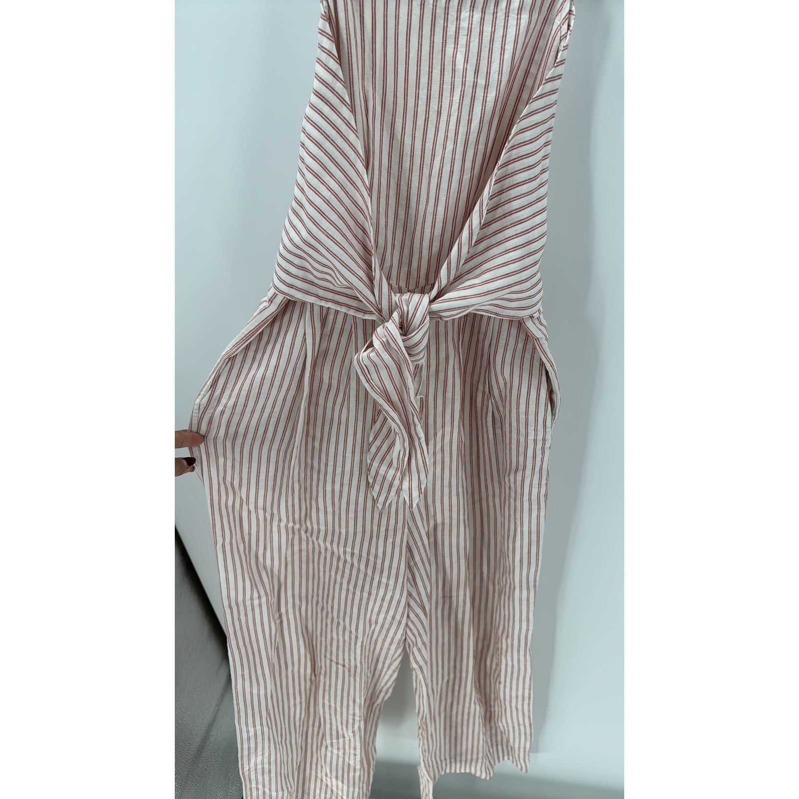 Madewell Madewell Cornelia Cami Tie Waist Jumpsuit Salvaged Barn Size 26" / US 2 / IT 38 - 4 Thumbnail
