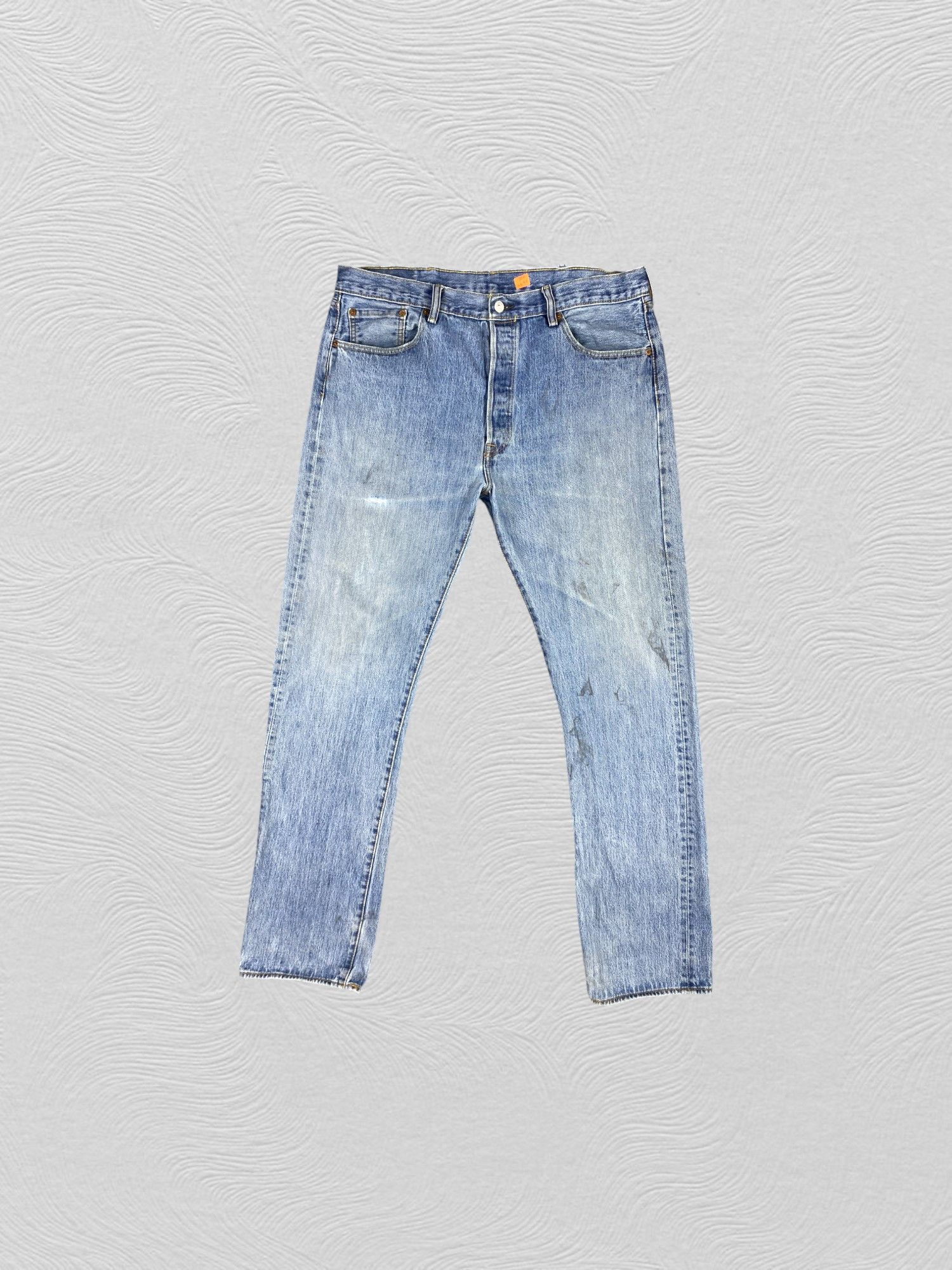 Japanese Brand Mid Blue Vintage Levi's 501 Jeans 38x35 Denim -JN1640 Size US 38 / EU 54 - 1 Thumbnail
