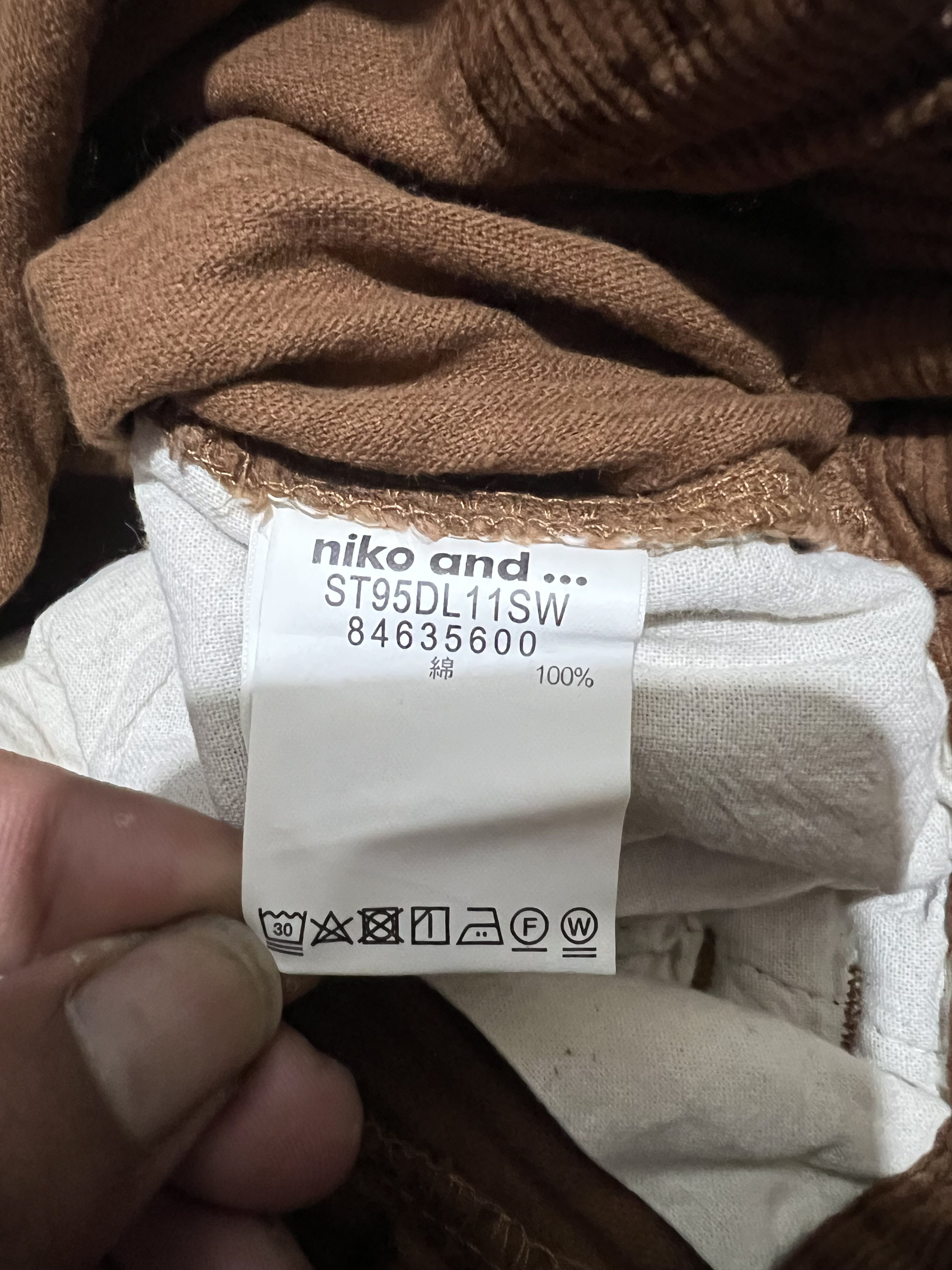Japanese Brand 2000s Archival Niko Y's Junya Cdg Wide Baggy Corduroy y2k Size US 26 / EU 42 - 8 Thumbnail