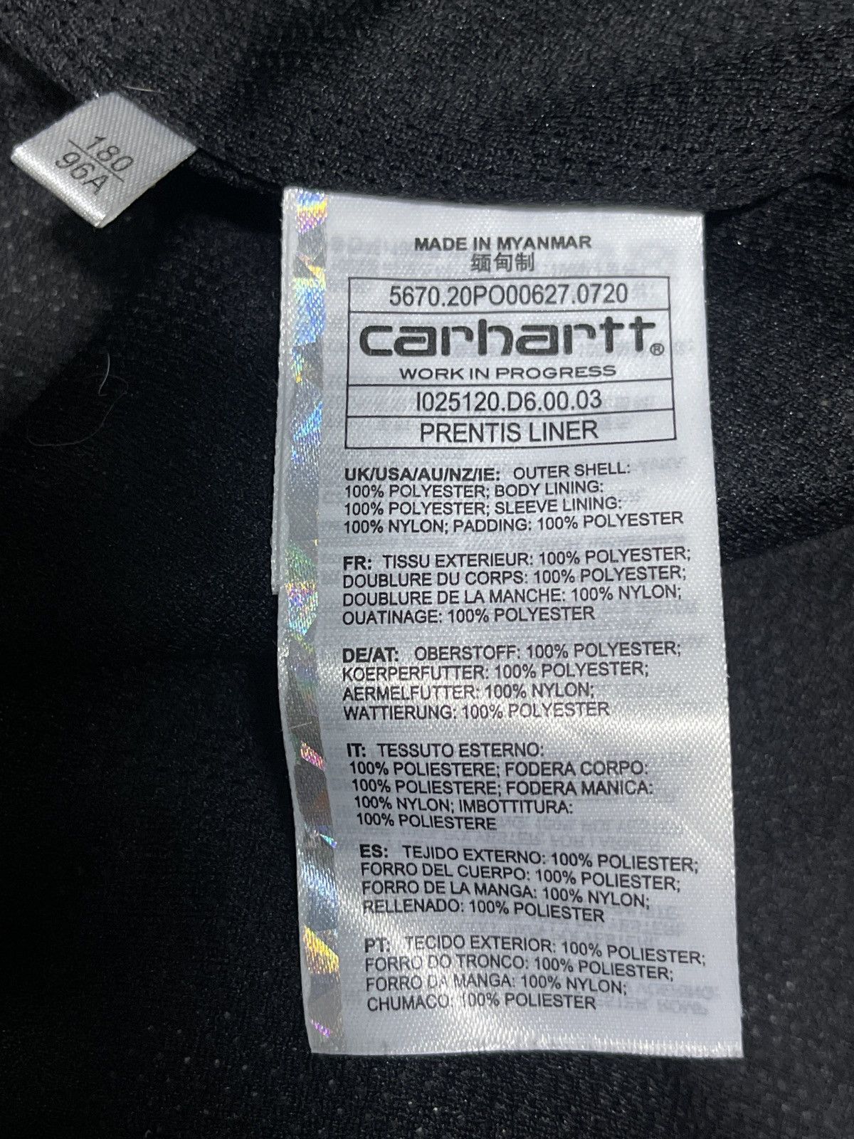 Carhartt Wip Carhartt wip prentis liner jacket Size US L / EU 52-54 / 3 - 8 Thumbnail
