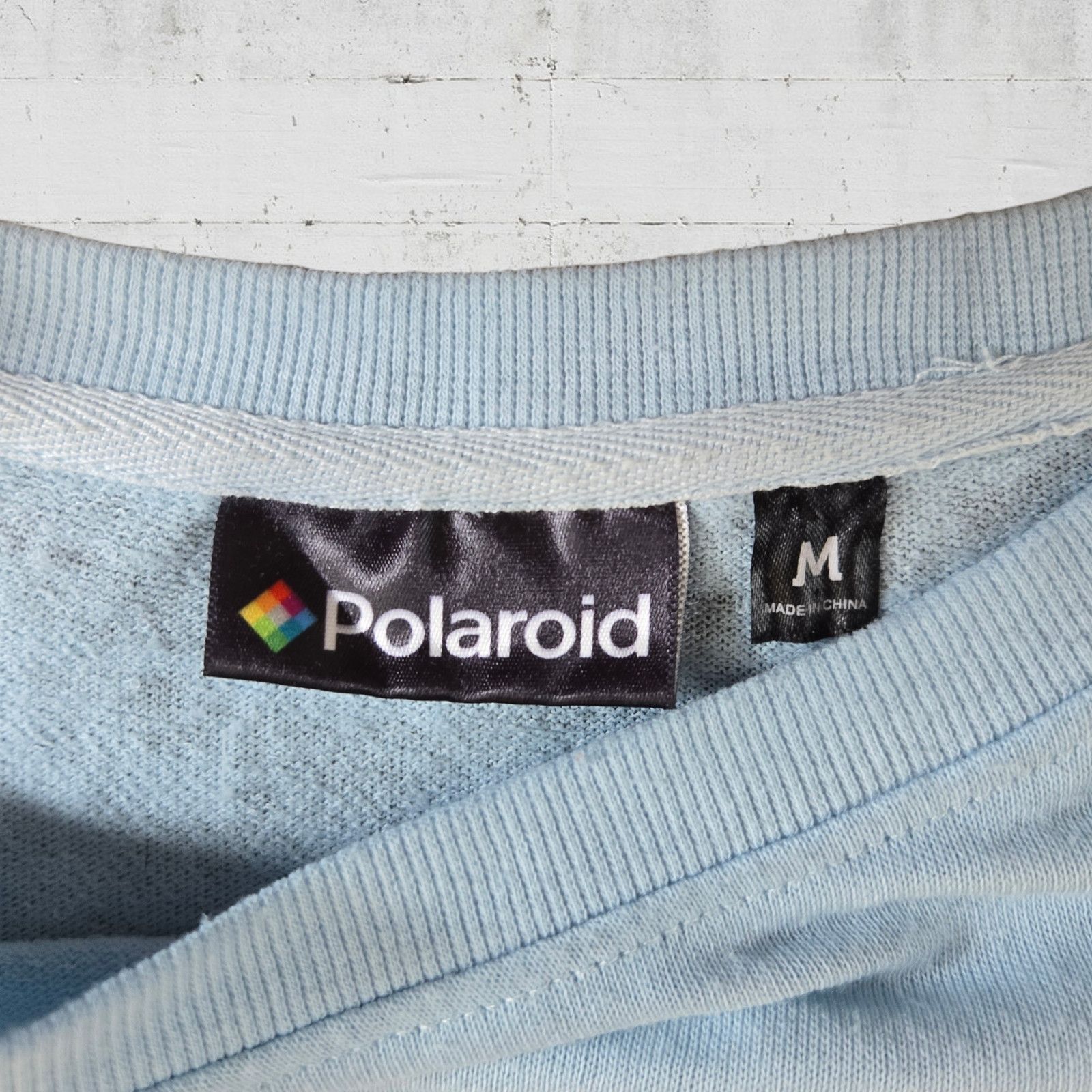 Polaroid Polaroid Blue Retro Light Crewneck Shirt Size Medium Size M / US 6-8 / IT 42-44 - 4 Thumbnail