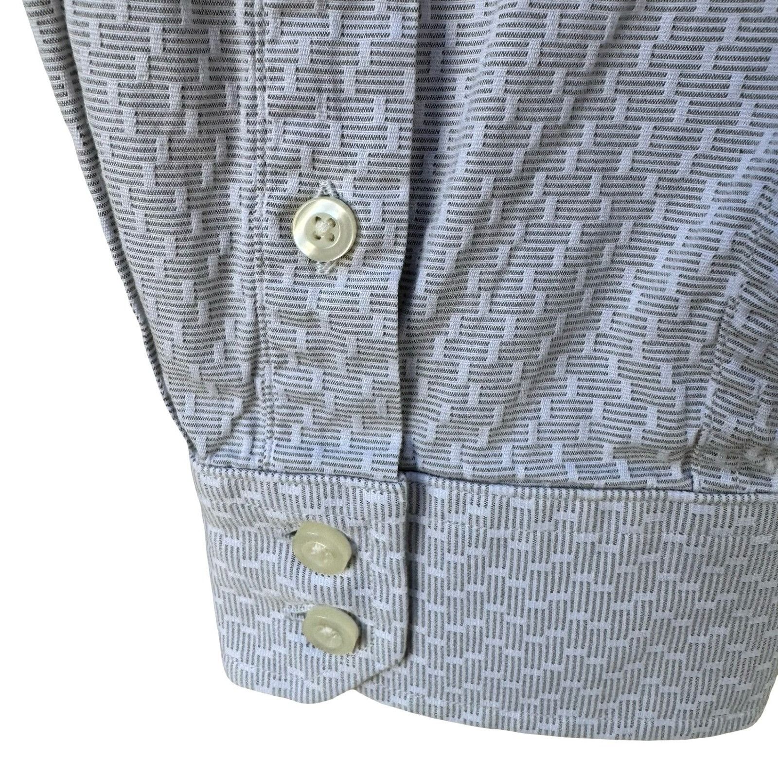 Gap GAP Fitted Premium Mens Long Sleeve Button Down Shirt Blue G Size US L / EU 52-54 / 3 - 5 Thumbnail