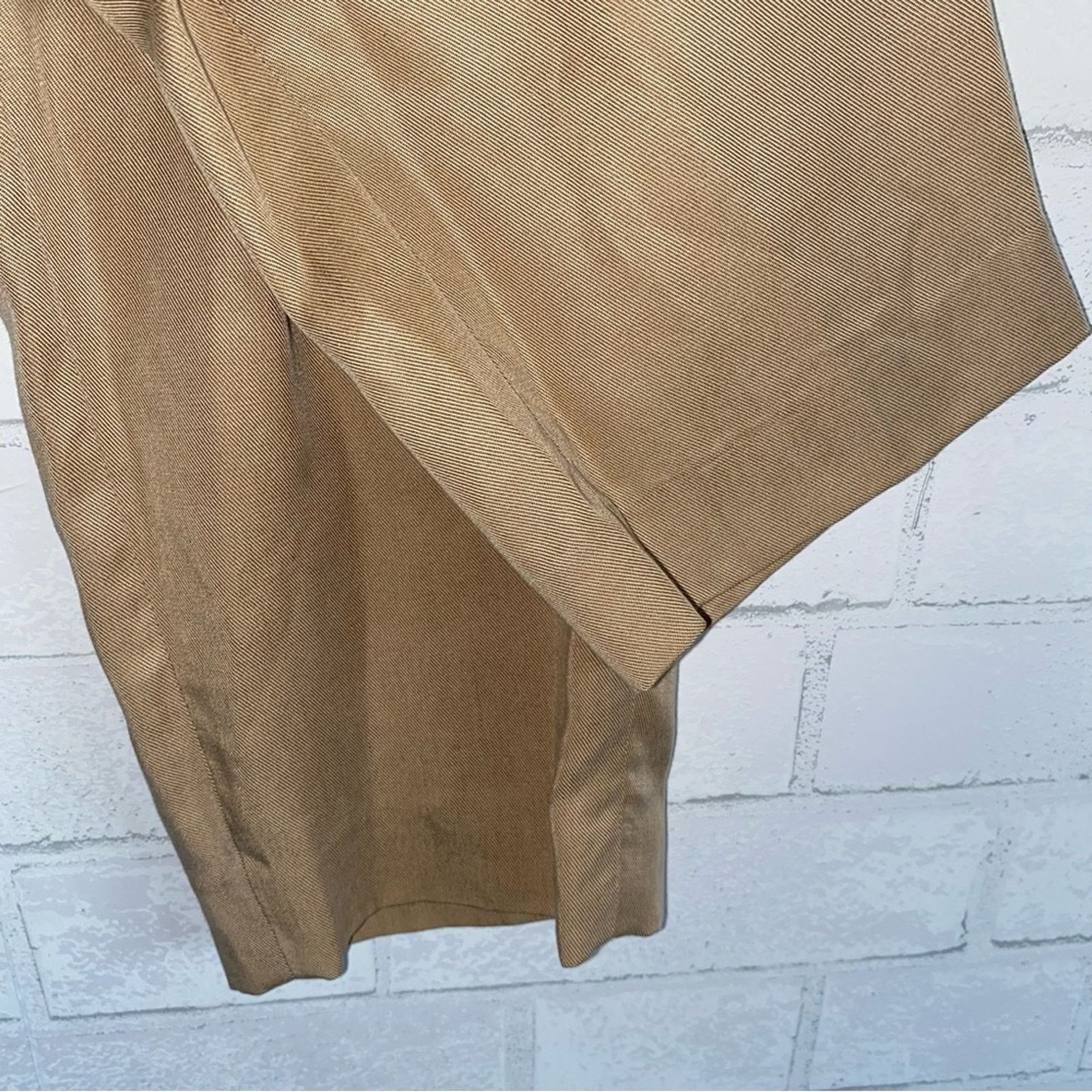 Aritzia BABATON Aritizia $148 Conan Lyocell Tan Trouser Pants 6 EUC Size 28" / US 6 / IT 42 - 10 Thumbnail