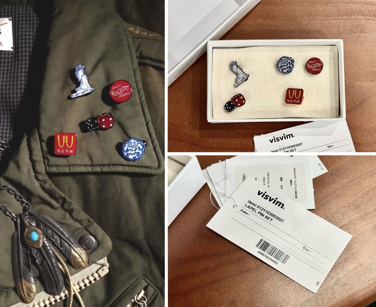 Visvim VISVIM PIN BADGE SET - ULTRA RARE | Grailed
