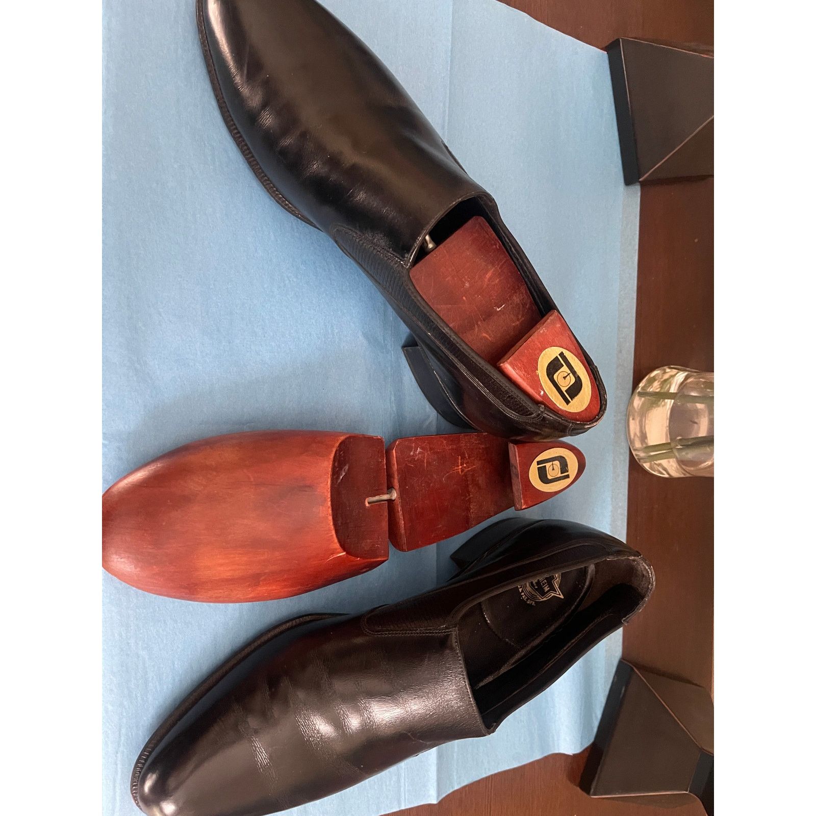 Florsheim Florsheim Men’s Black Leather Slip-On Dress Shoes – Size 9D Size US 9 / EU 42 - 3 Thumbnail