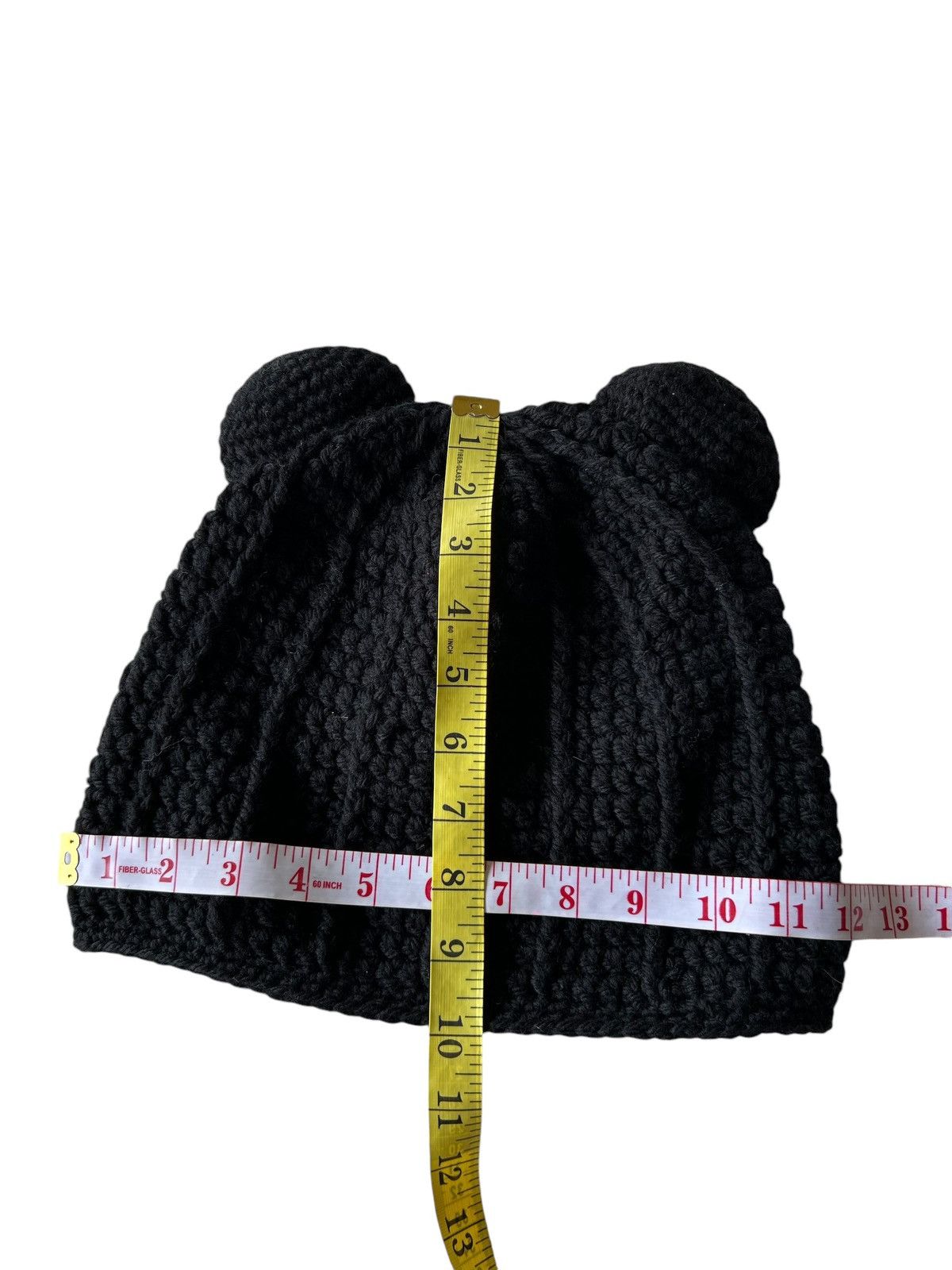 Japanese Brand × Kapital × Vintage Horn Devil Bunny Crochet Knitted Handmade Big Beanie Hats☠️☠️ Size ONE SIZE - 4 Thumbnail