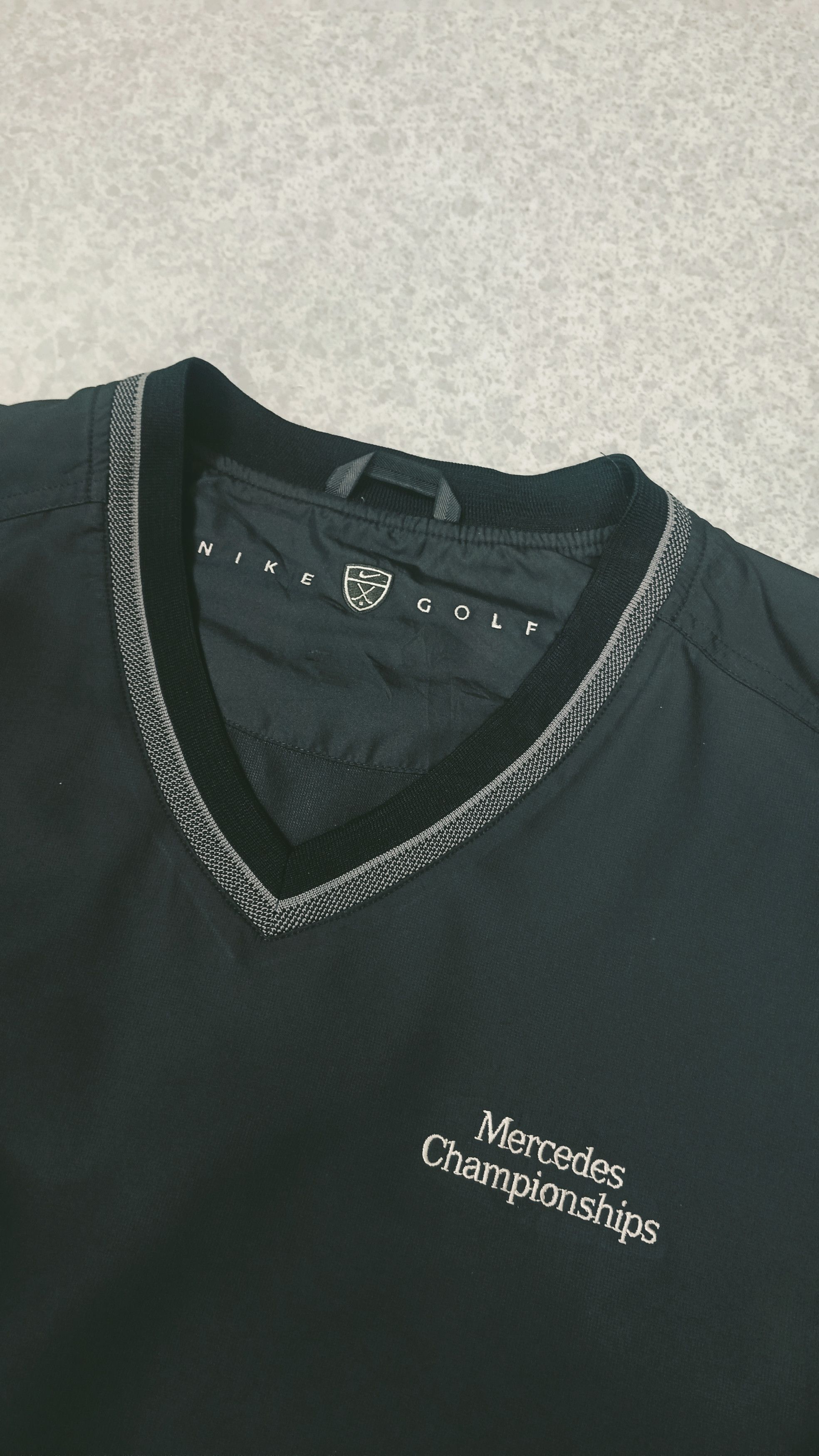 Nike × Vintage Nike Golf Mercedes Championship Pull Over Windbreaker Size US XL / EU 56 / 4 - 3 Thumbnail