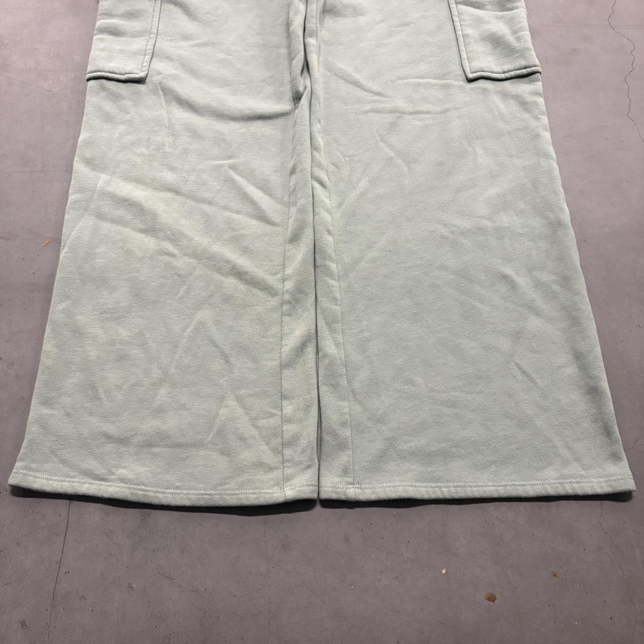 Vintage Crazy Vintage Y2K/2000s Super Baggy Wideleg Mint Green Sweatpants! Size US 28 / EU 44 - 3 Thumbnail