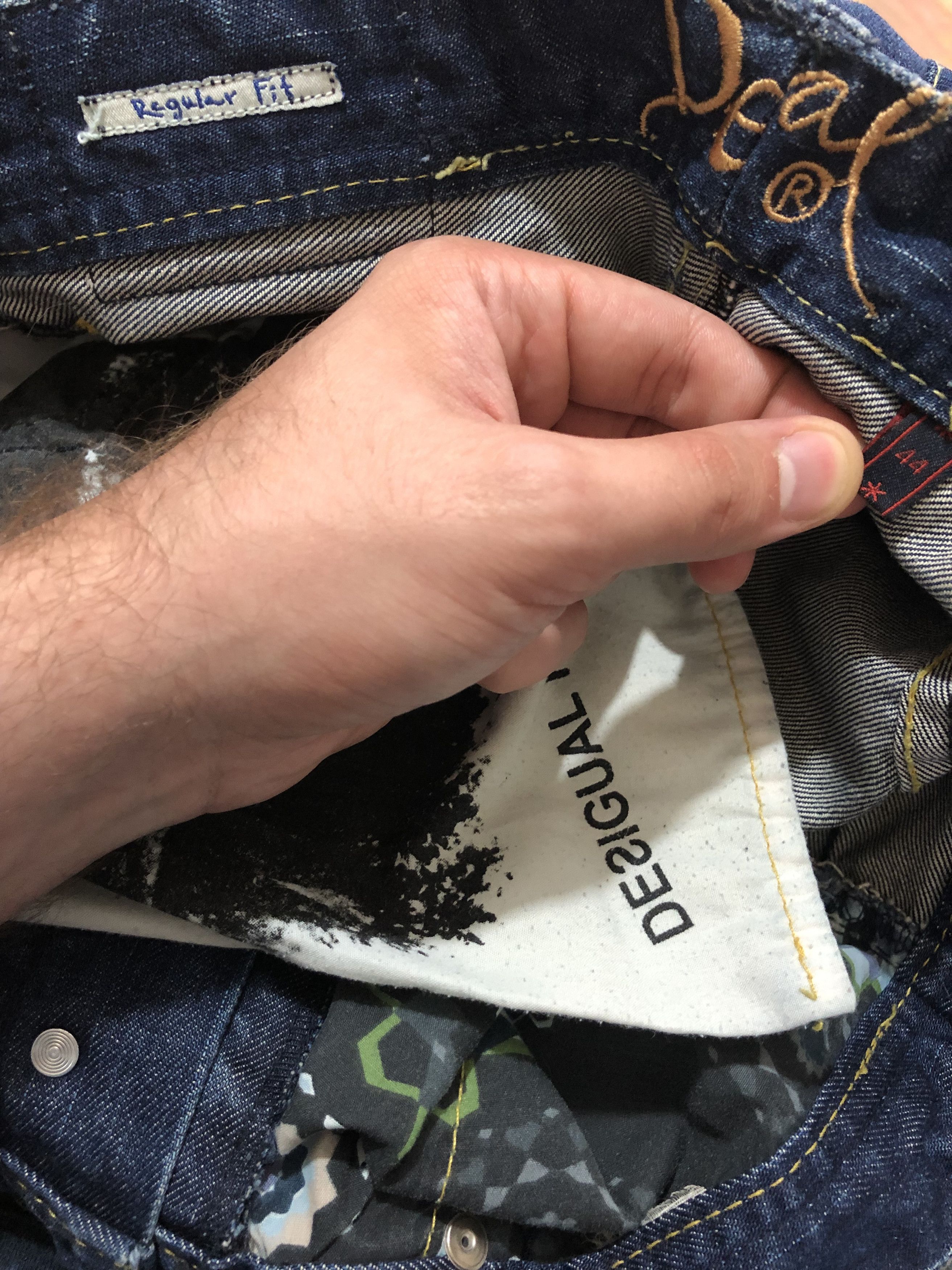 Desigual Desigual Blue Denim Jeans Pants Designer size 34x30 Size US 34 / EU 50 - 9 Thumbnail