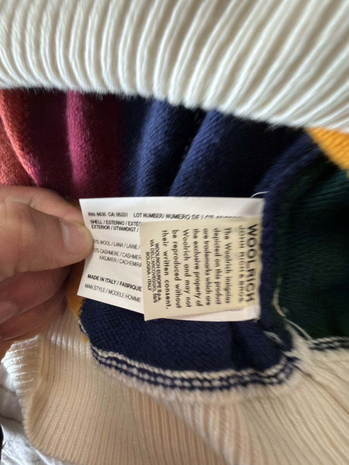 Aime Leon Dore × Woolrich Woolen Mills Aime Leon Dore Woolrich color block sweater Size US L / EU 52-54 / 3 - 6 Thumbnail