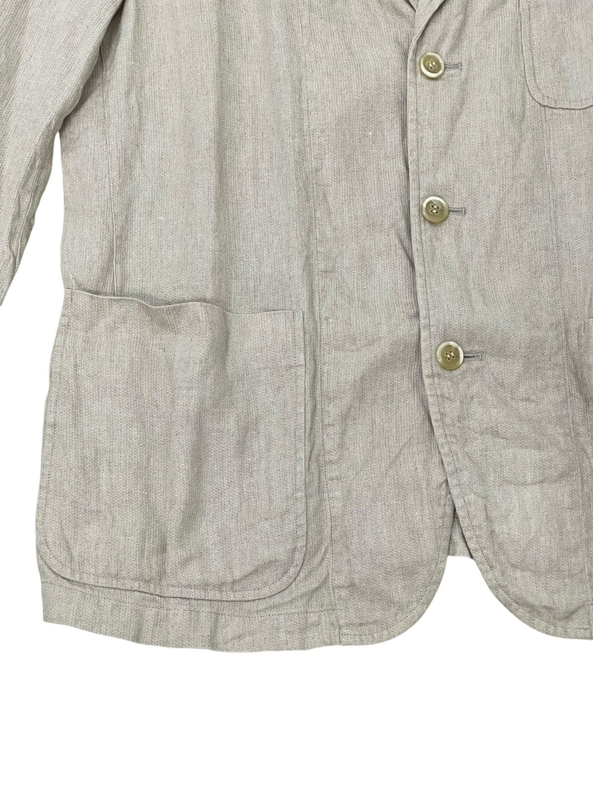 Comme des Garcons AD 1997 CDGH 100% Linen Hemp Chore Jacket 6🟩0 Size US M / EU 48-50 / 2 - 3 Thumbnail