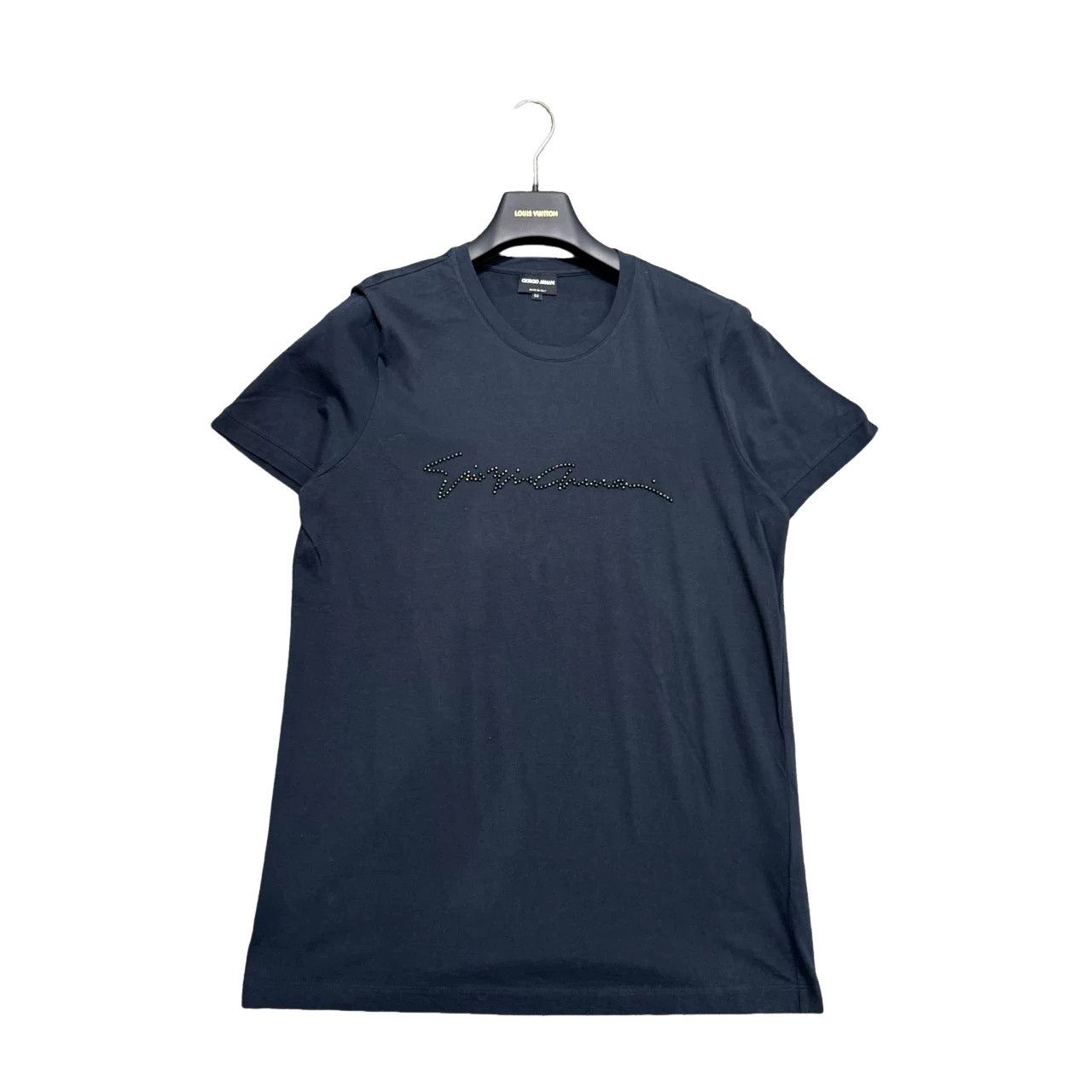 Giorgio Armani Giorgio Armani Embellished T-Shirt Size 54 Size US L / EU 52-54 / 3 - 1 Thumbnail