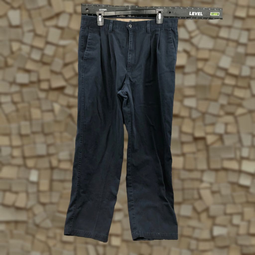 Dockers DOCKERS Pants Khakis Flat Front Classic Fit 36x32 Blue Mens Size US 36 / EU 52 - 1 Thumbnail