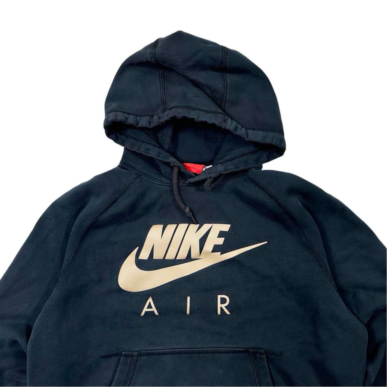 Vintage Authentic Nike Air Spellout Heavy Print Hooded Sweater Size US L / EU 52-54 / 3 - 2 Thumbnail