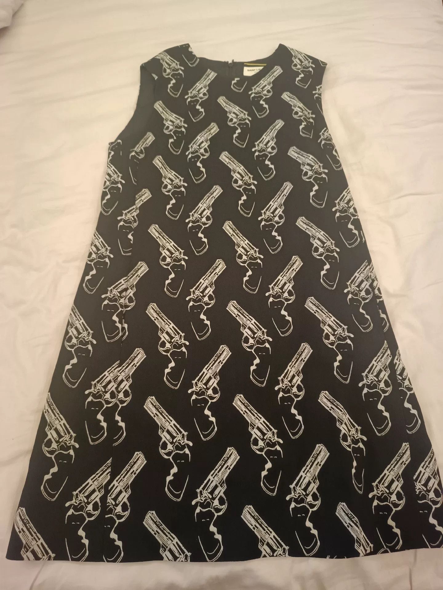 Saint Laurent Paris Saint Laurent Women's Black Midi Skirt Size 25" / US 0 / IT 36 - 1 Thumbnail