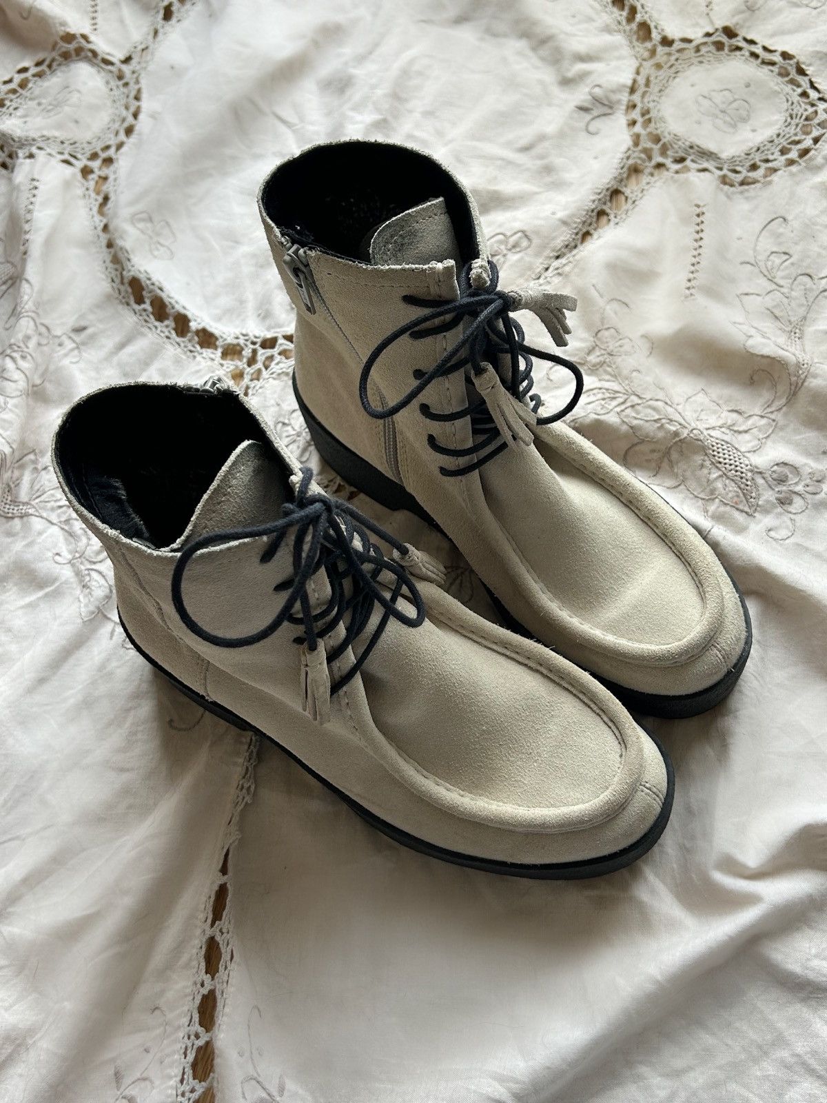 Designer × Vagabond Vagabond amazing suede boots Chelsea leather fur Size US 8 / IT 38 - 1 Thumbnail