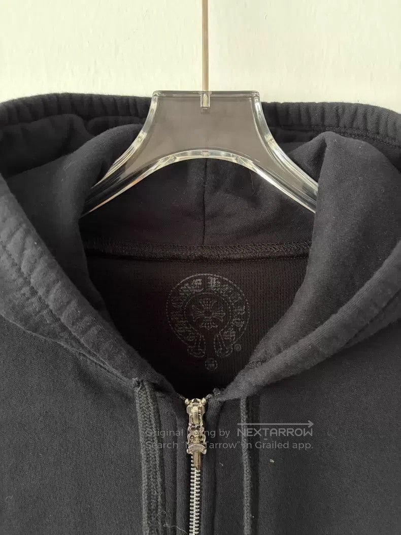 Chrome Hearts CHROME HEARTS Size M Large horseshoe print zip-up hoodie Size US M / EU 48-50 / 2 - 2 Thumbnail