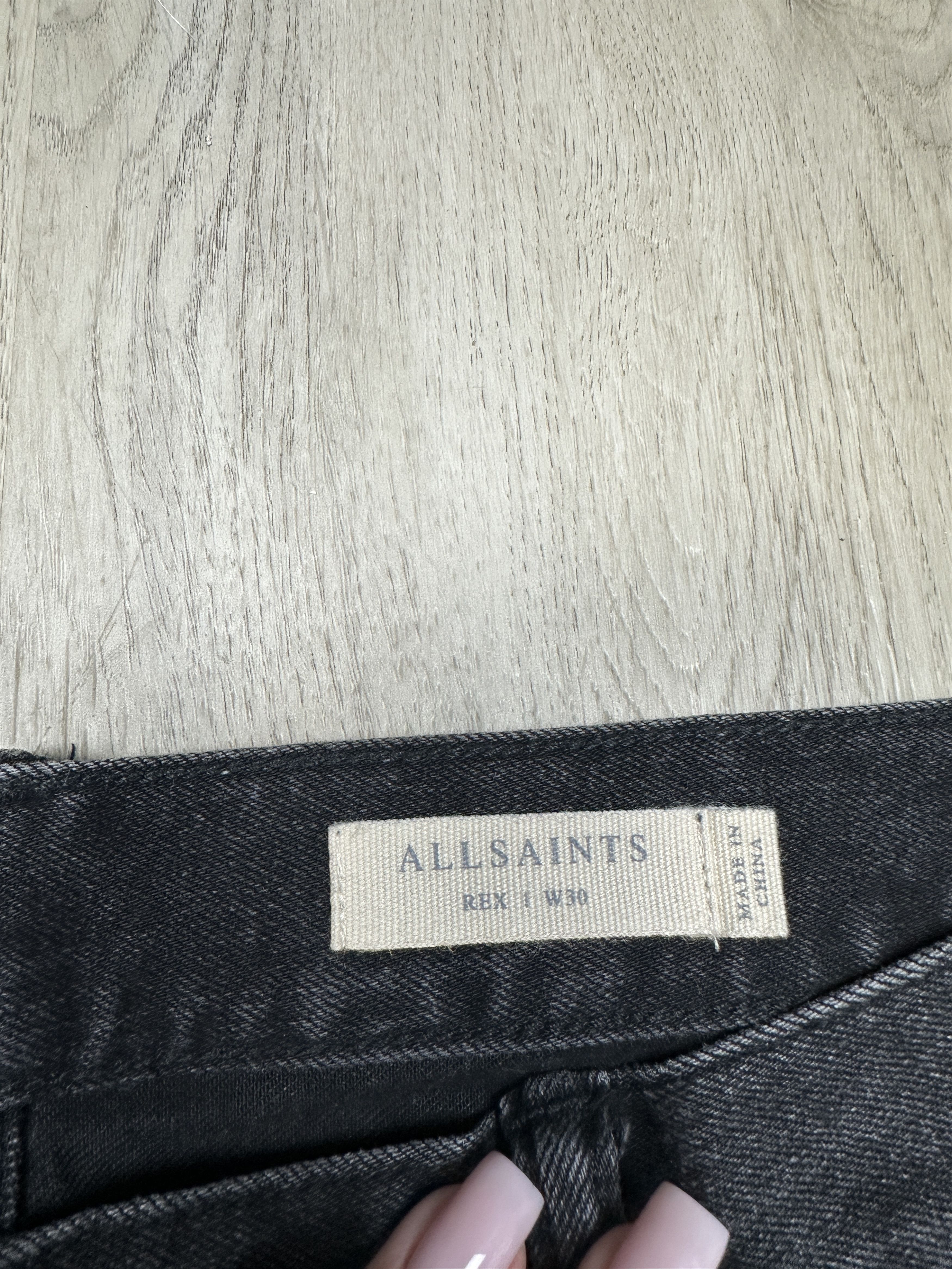 Allsaints Allsaints Rex Mens Denim Pants Jeans Size US 30 / EU 46 - 3 Thumbnail