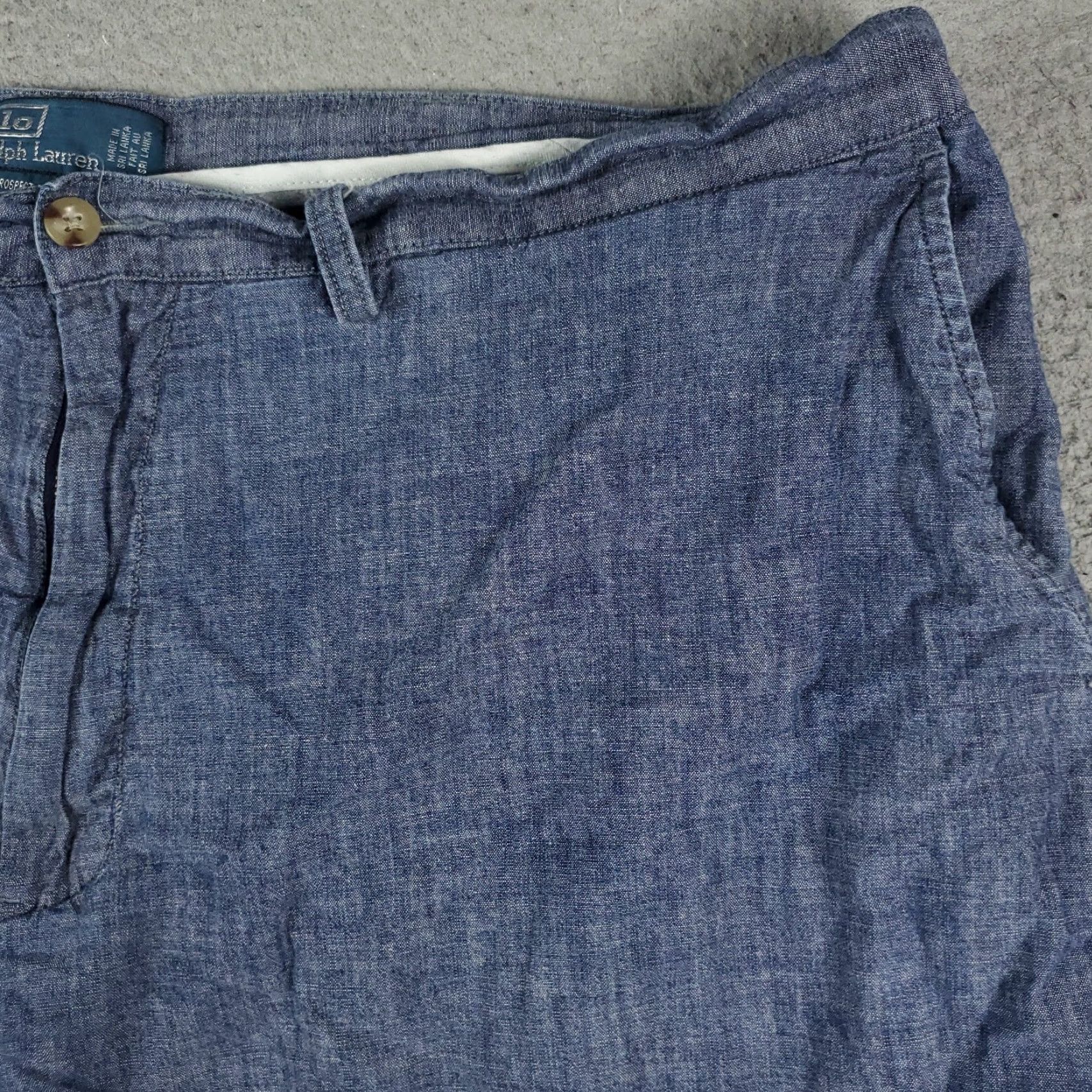 Ralph Lauren VINTAGE Ralph Lauren Shorts Mens Size 42 Chino Flat Front Blue Casual Classic Summer Size US 42 / EU 58 - 3 Thumbnail
