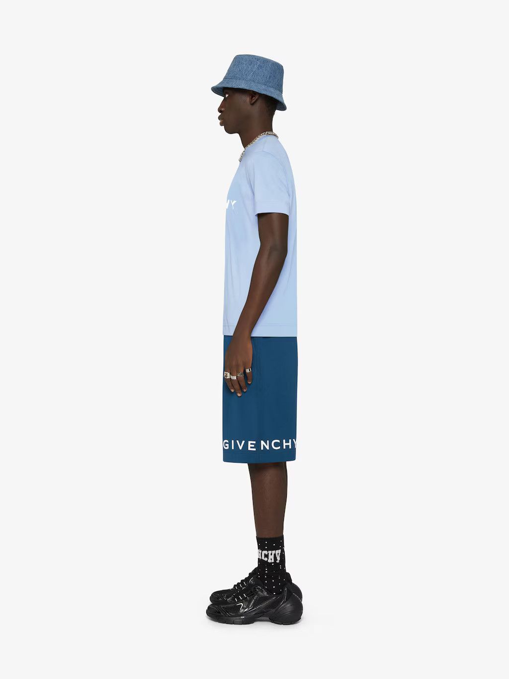 Givenchy o1srvl11e0625 Archetype Slim Fit -Shirt in Blue Size US L / EU 52-54 / 3 - 4 Thumbnail