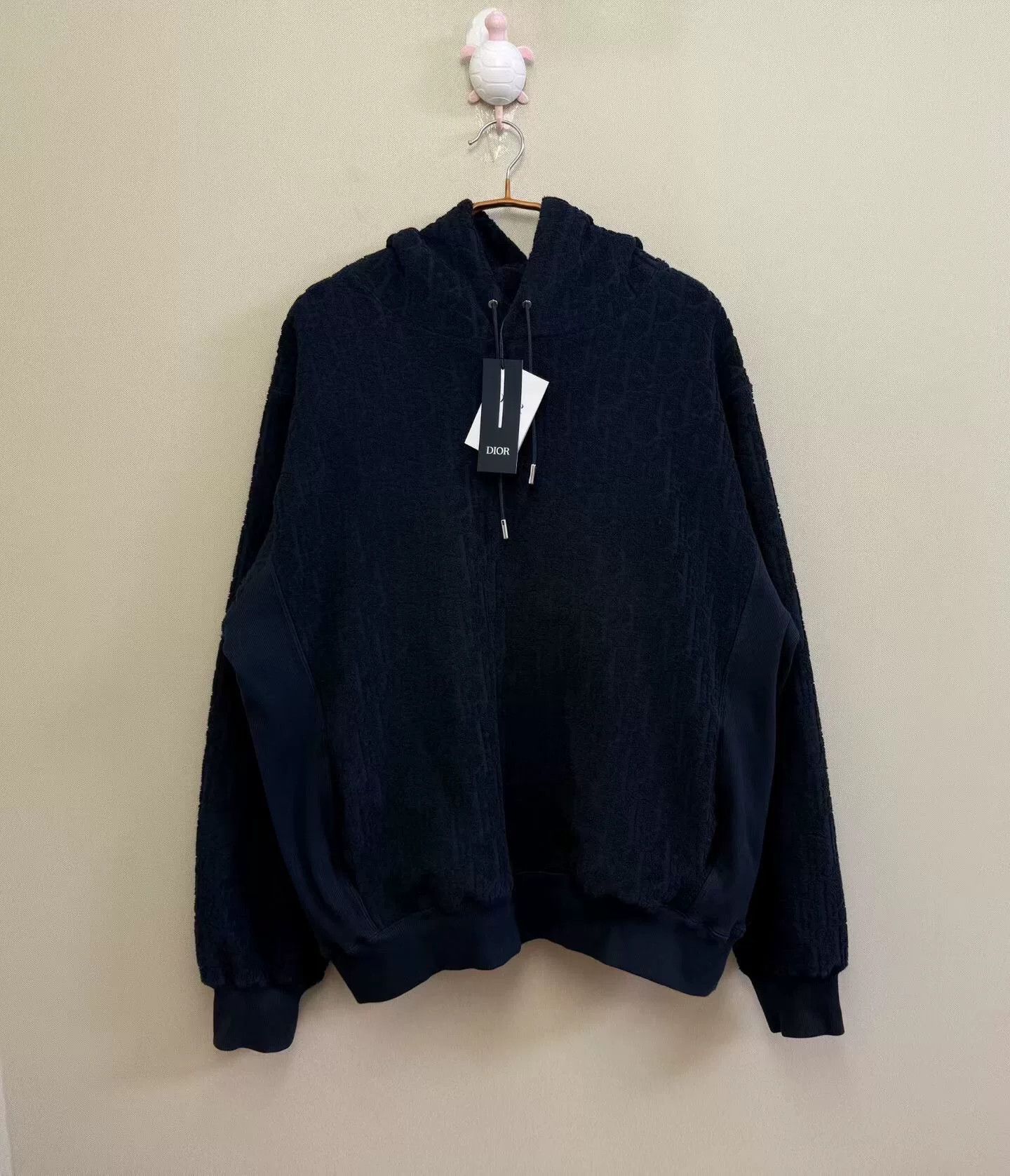 Dior dior navy blue logo hoodie sweatshirt Size US XL / EU 56 / 4 - 1 Thumbnail