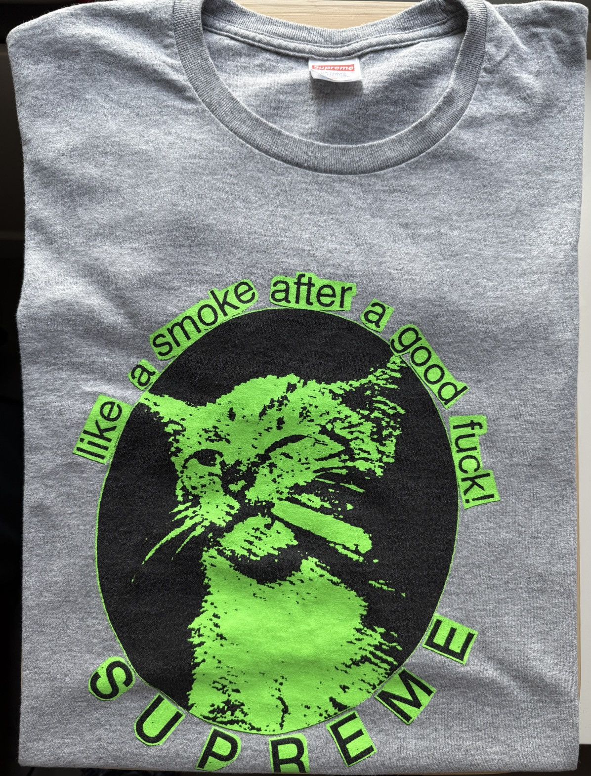 Supreme Supreme “like a smoke after a good fuck” Size US XL / EU 56 / 4 - 2 Thumbnail