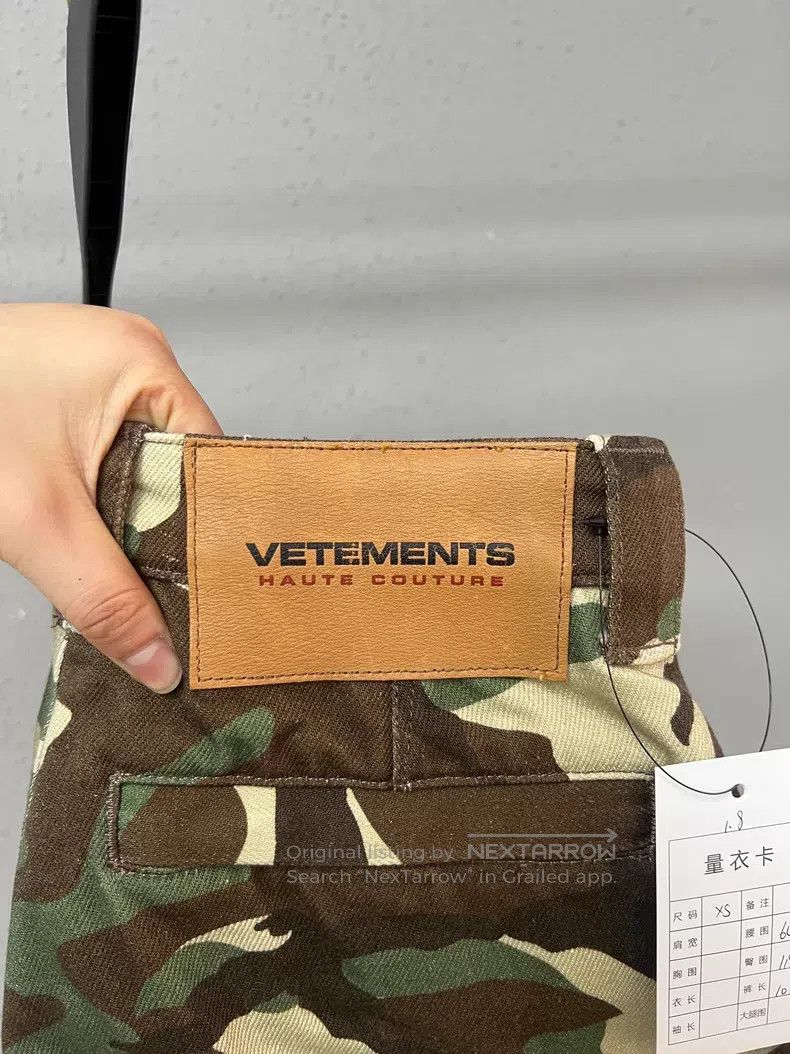 Vetements VETEMENTS size XS Camouflage Baggy Pants Size US 27 - 3 Thumbnail