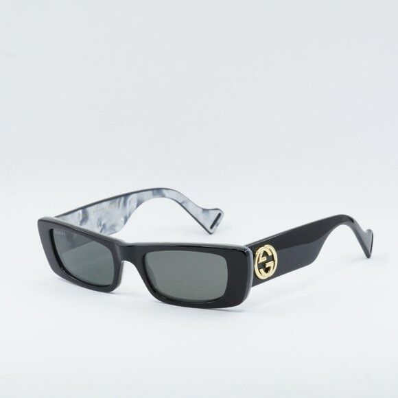 Gucci 🕶️ New Gucci GG0516S 001 Sunglasses - Black Frame, Grey Size ONE SIZE - 1 Thumbnail