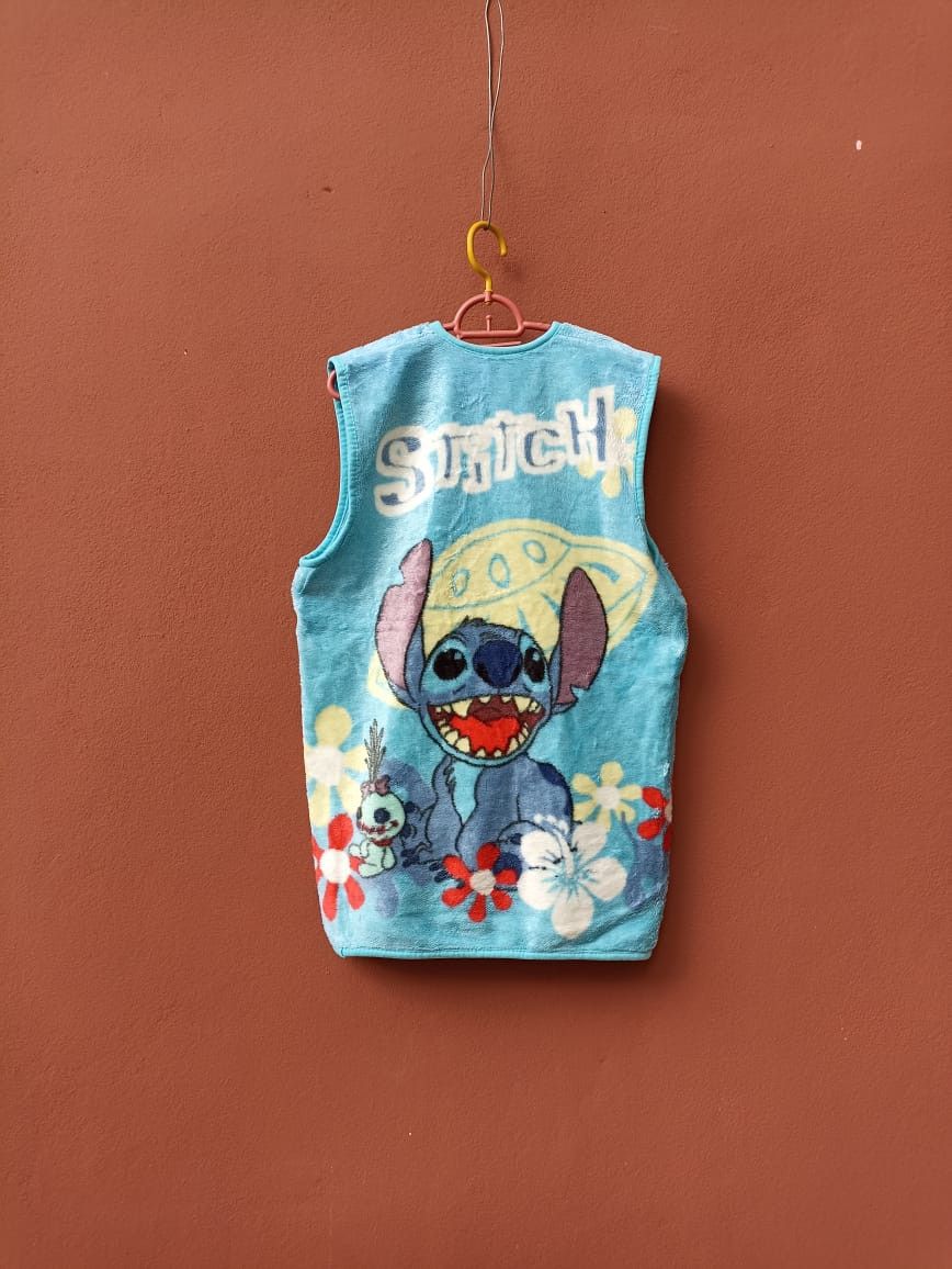 Disney × Japanese Brand Vest Fleece Disney Stitch Size M / US 6-8 / IT 42-44 - 2 Thumbnail