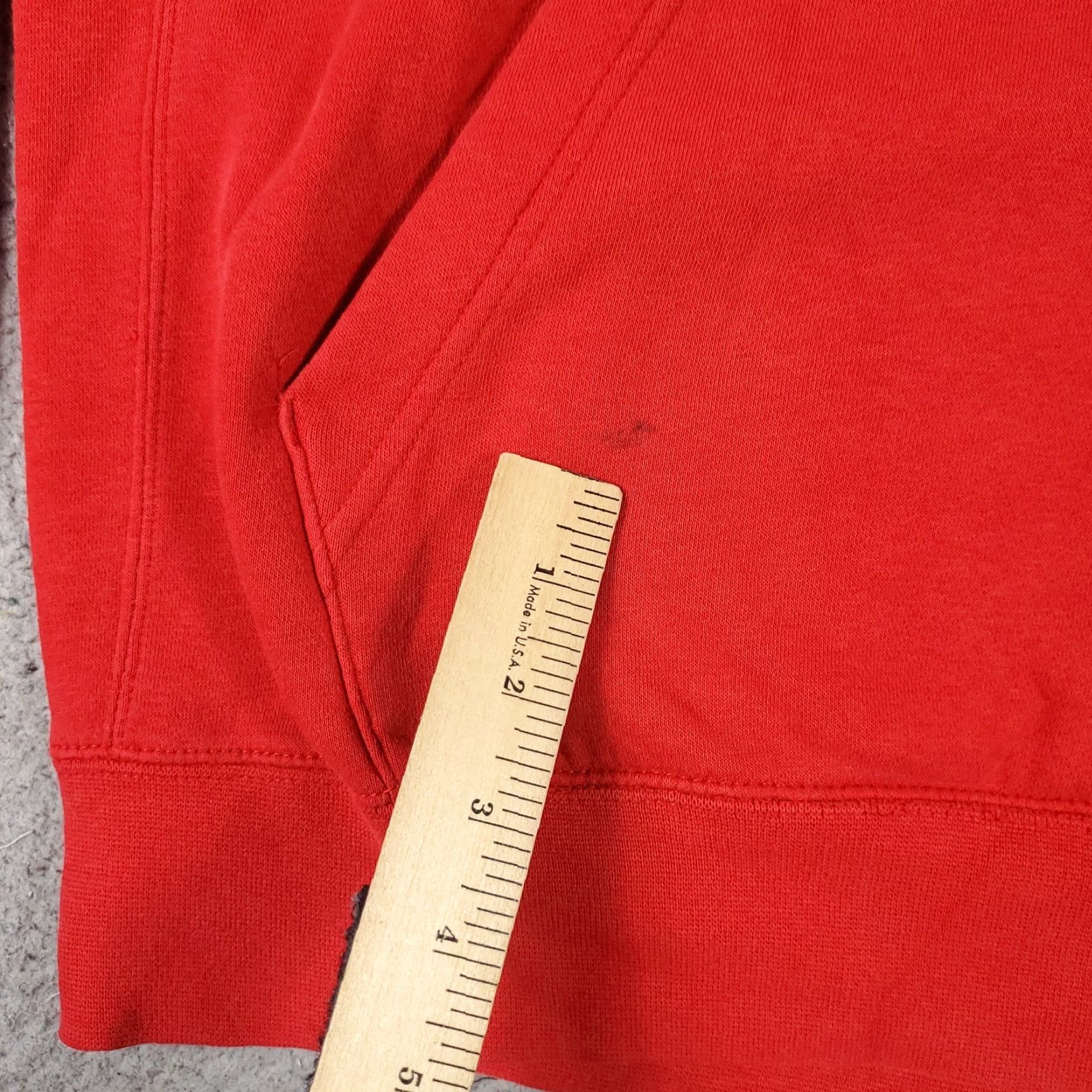 Nike VINTAGE Nike Hoodie Pullover Mens Medium Red Logo Sweatshirt Sportswear Casual Size US M / EU 48-50 / 2 - 5 Thumbnail