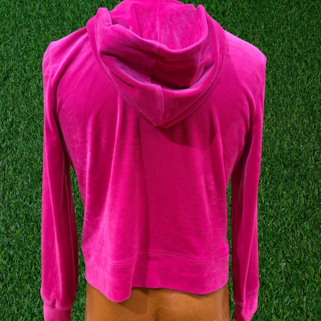 Juicy Couture Classics Pink Juicy Couture Full Zip Hoodie Size L / US 10 / IT 46 - 2 Thumbnail