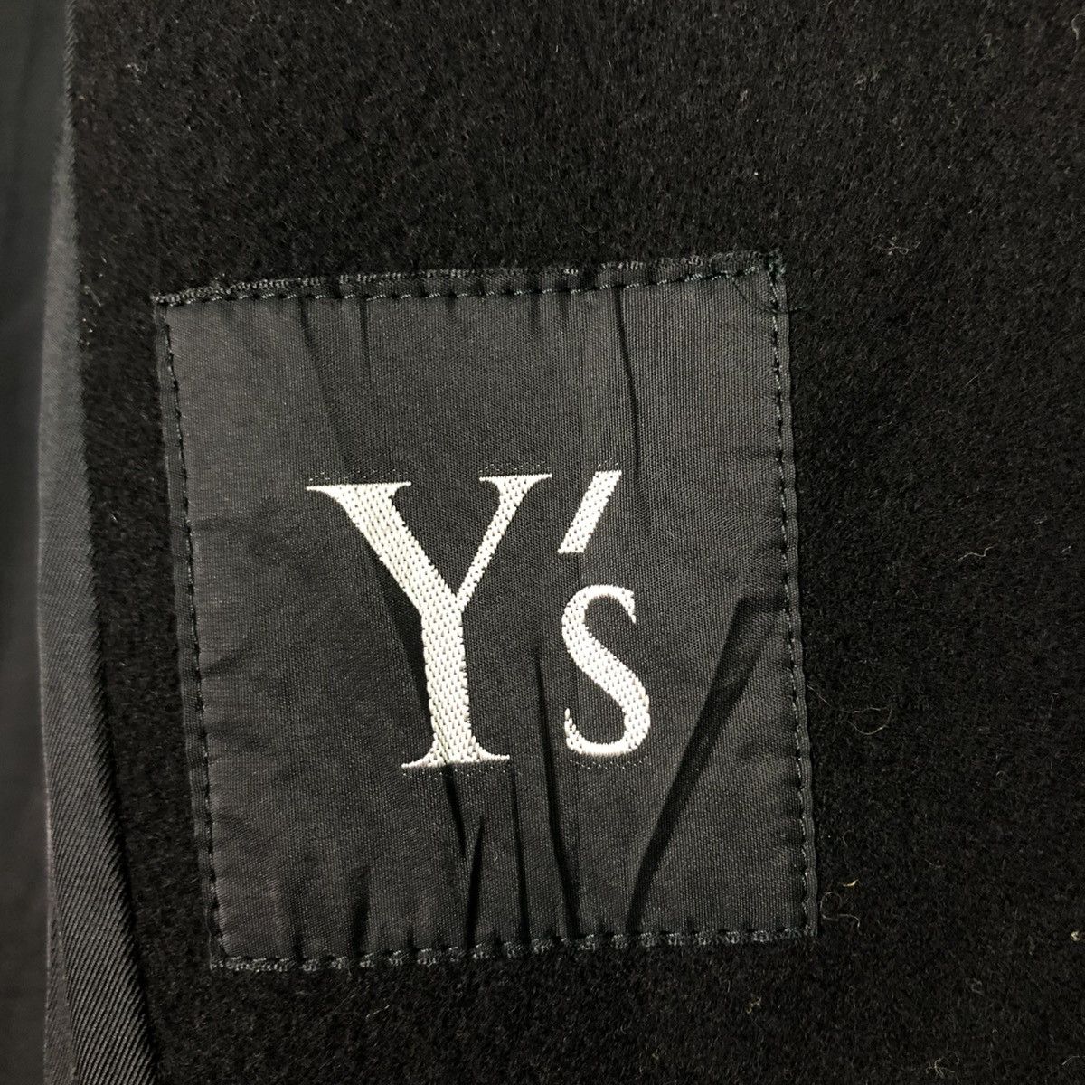 Yohji Yamamoto 🔥ICONIC BLACK Y’S YOHJI YAMAMOTO LONG JACKET DOUBLE BREAST Size M / US 6-8 / IT 42-44 - 20 Thumbnail