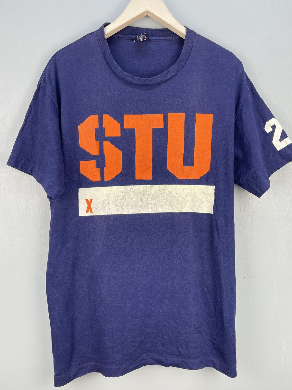 Stussy Vintage 90s Stussy streetwear skateboard t shirt Size US L / EU 52-54 / 3 - 3 Thumbnail