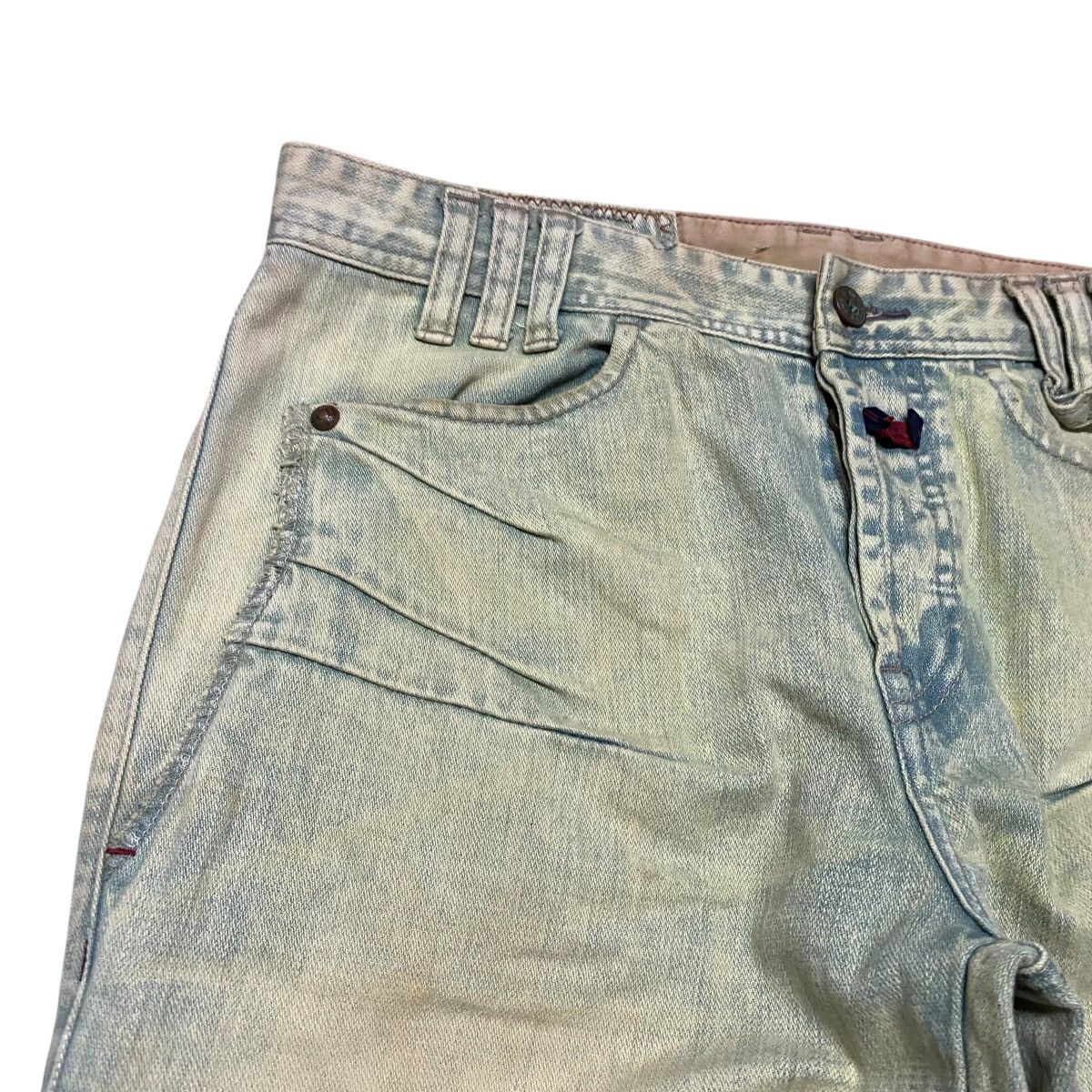 Marithe + Francois Girbaud Marithe Francois Girbaud Denim Mudwash Baggy Jeans Size US 32 / EU 48 - 4 Thumbnail