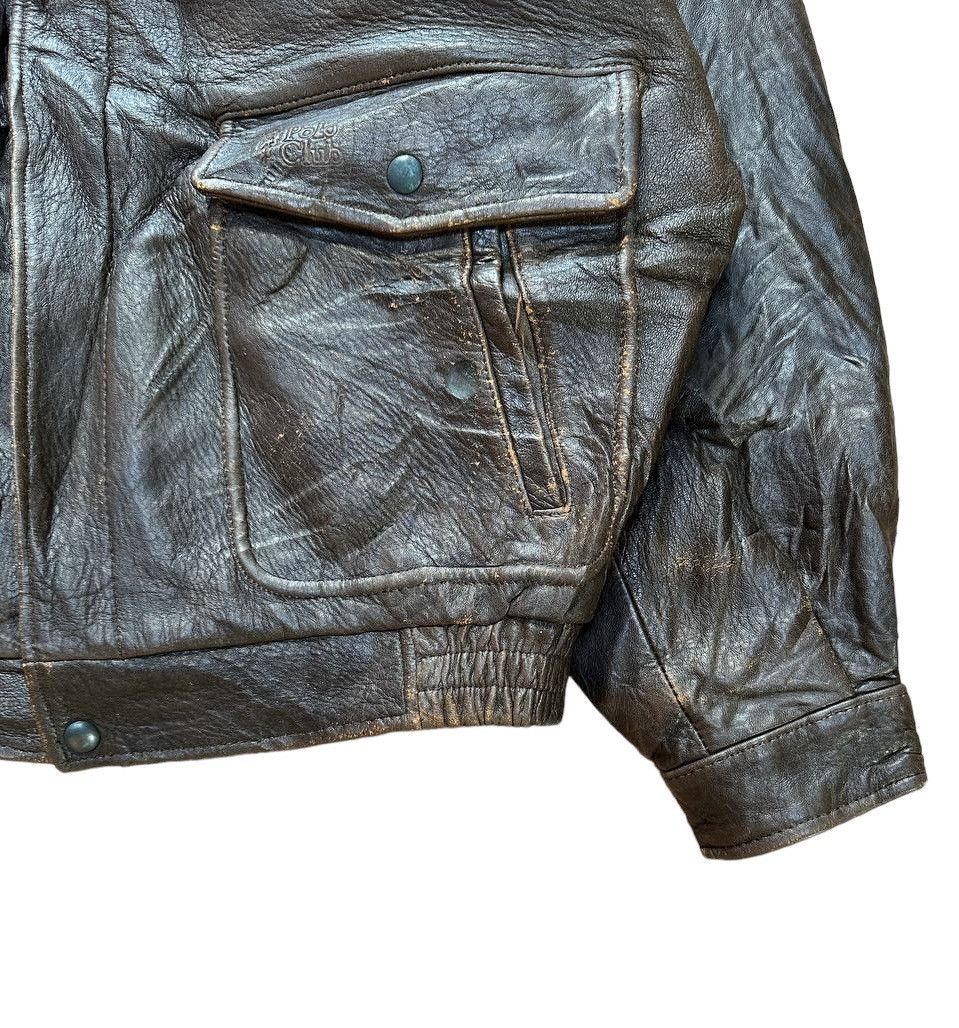 Beverly Hills Polo Club Vtg Polo Club Fur Collar Leather Jacket Size US M / EU 48-50 / 2 - 6 Thumbnail