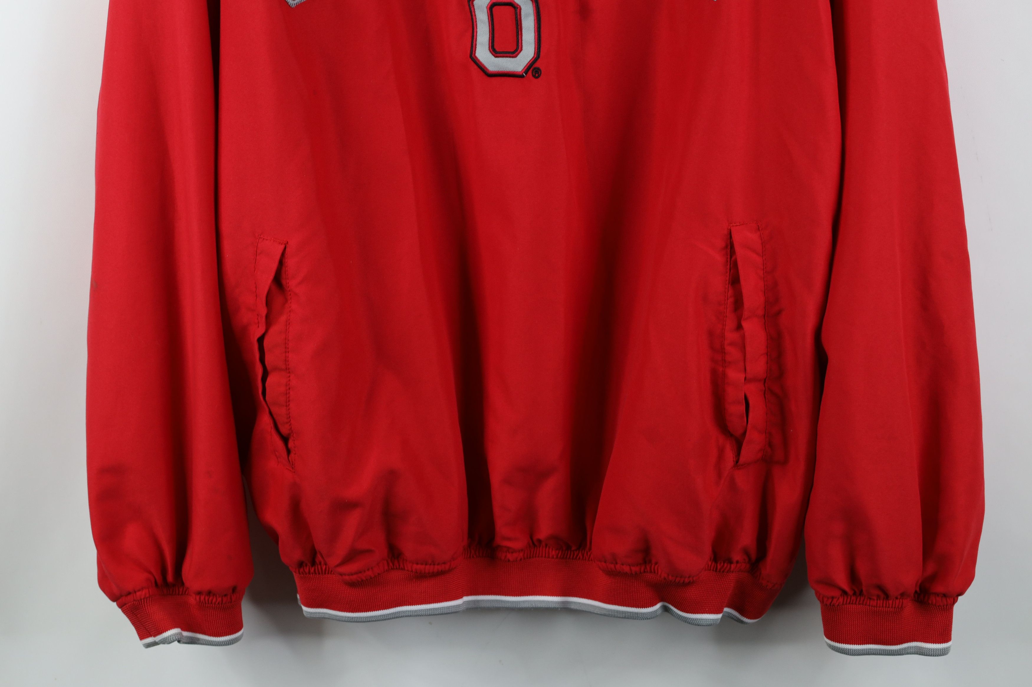 Vintage Vintage 90s Y2K Ohio State University Windbreaker Jacket Size US L / EU 52-54 / 3 - 3 Thumbnail